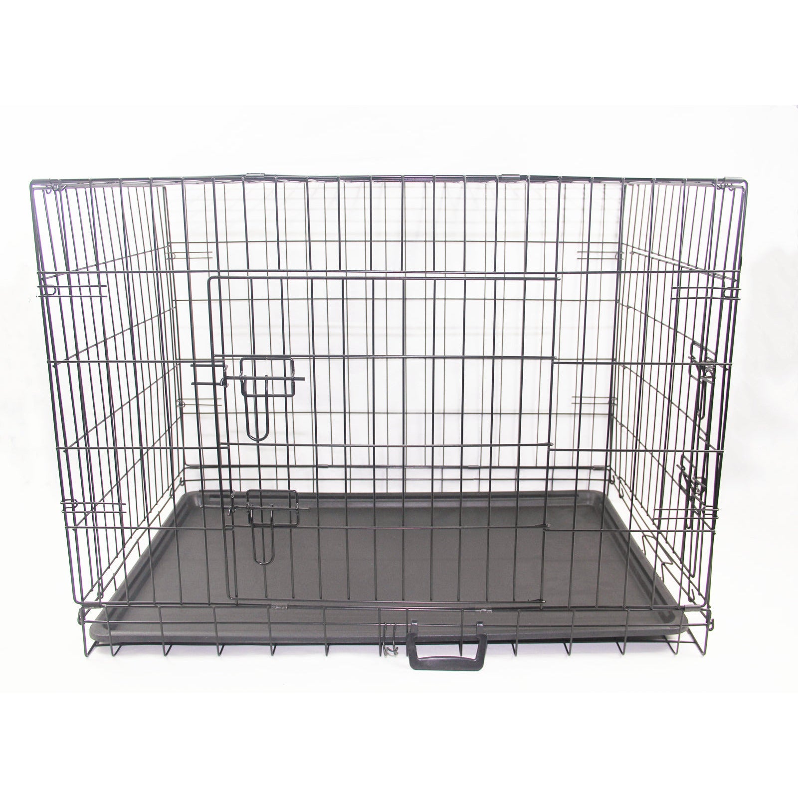 42' Portable Foldable Dog Cat Rabbit Collapsible Crate Pet Rabbit Cage with Cover
