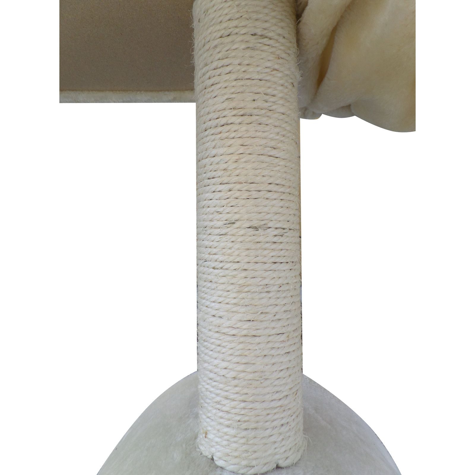 YES4PETS 100 cm Beige Cat Scratching Post Tree Scratcher House