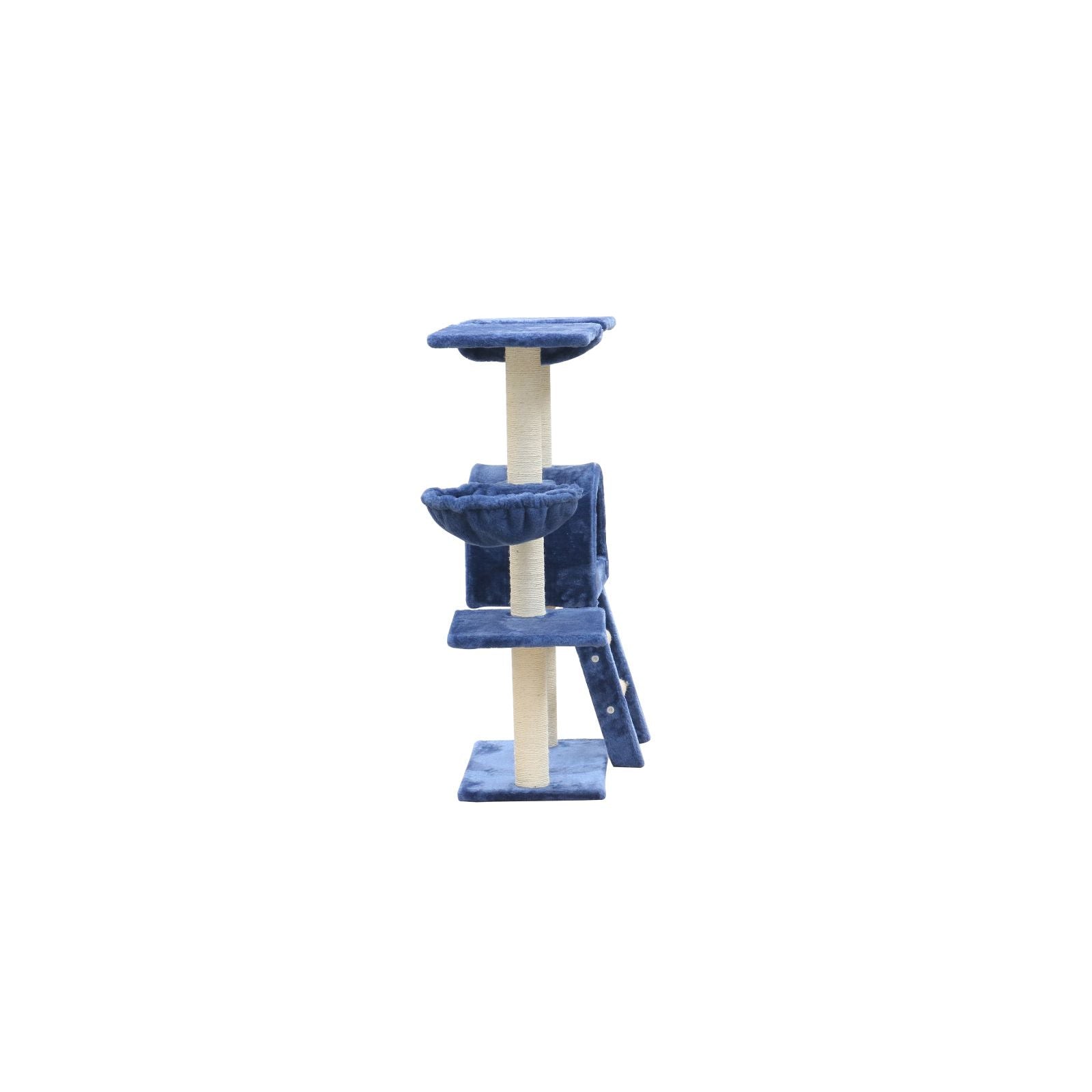 YES4PETS 100 cm Blue Cat Scratching Post Tree Scratcher House