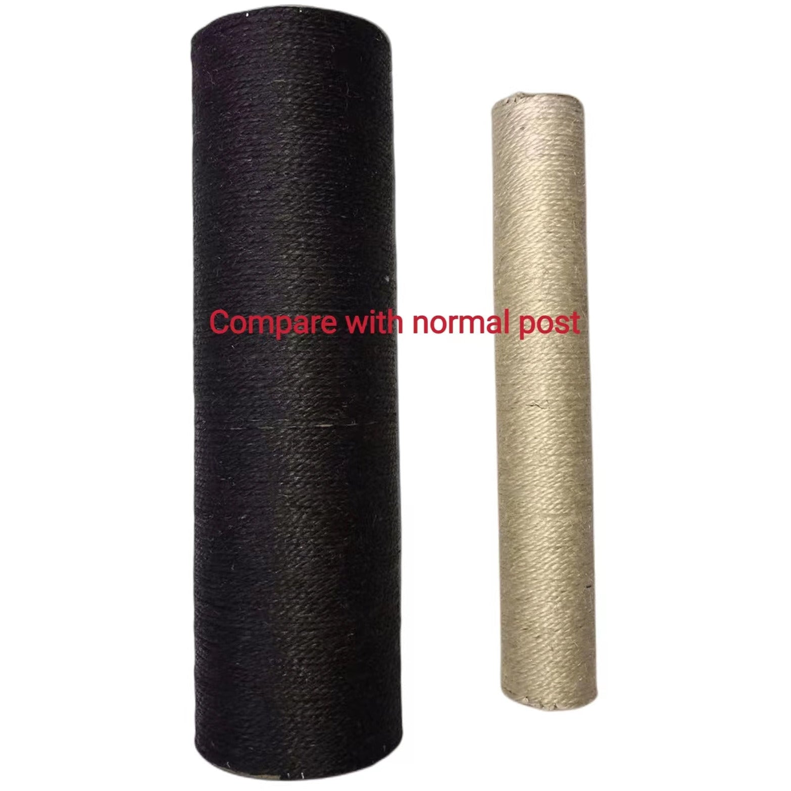 160 cm XL Multi Level Cat Scratching Post Tree Scratcher 14cm Thick Pole- Grey