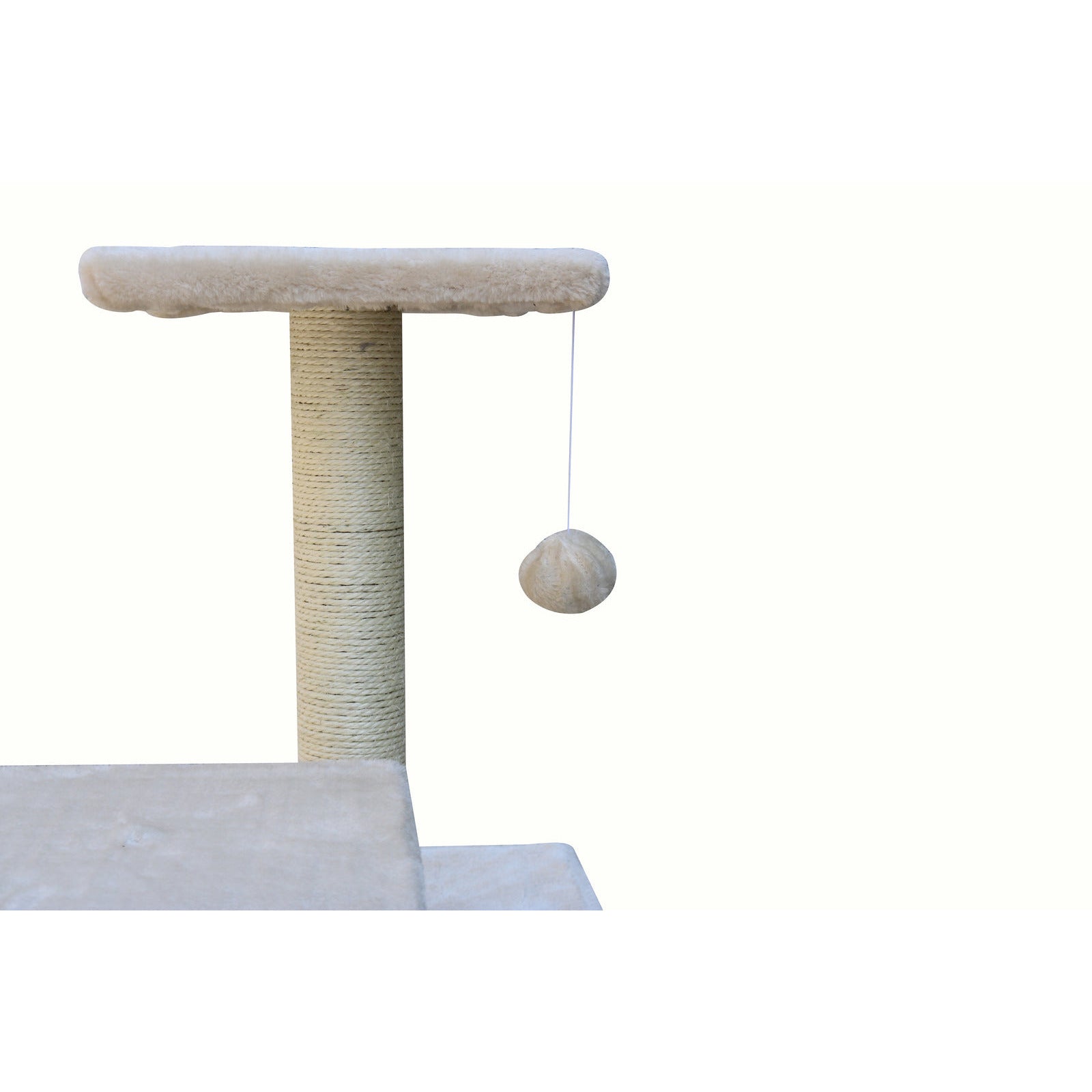 71cm Beige Cat Scratching Tree Scratcher Post Pole Furniture Gym House