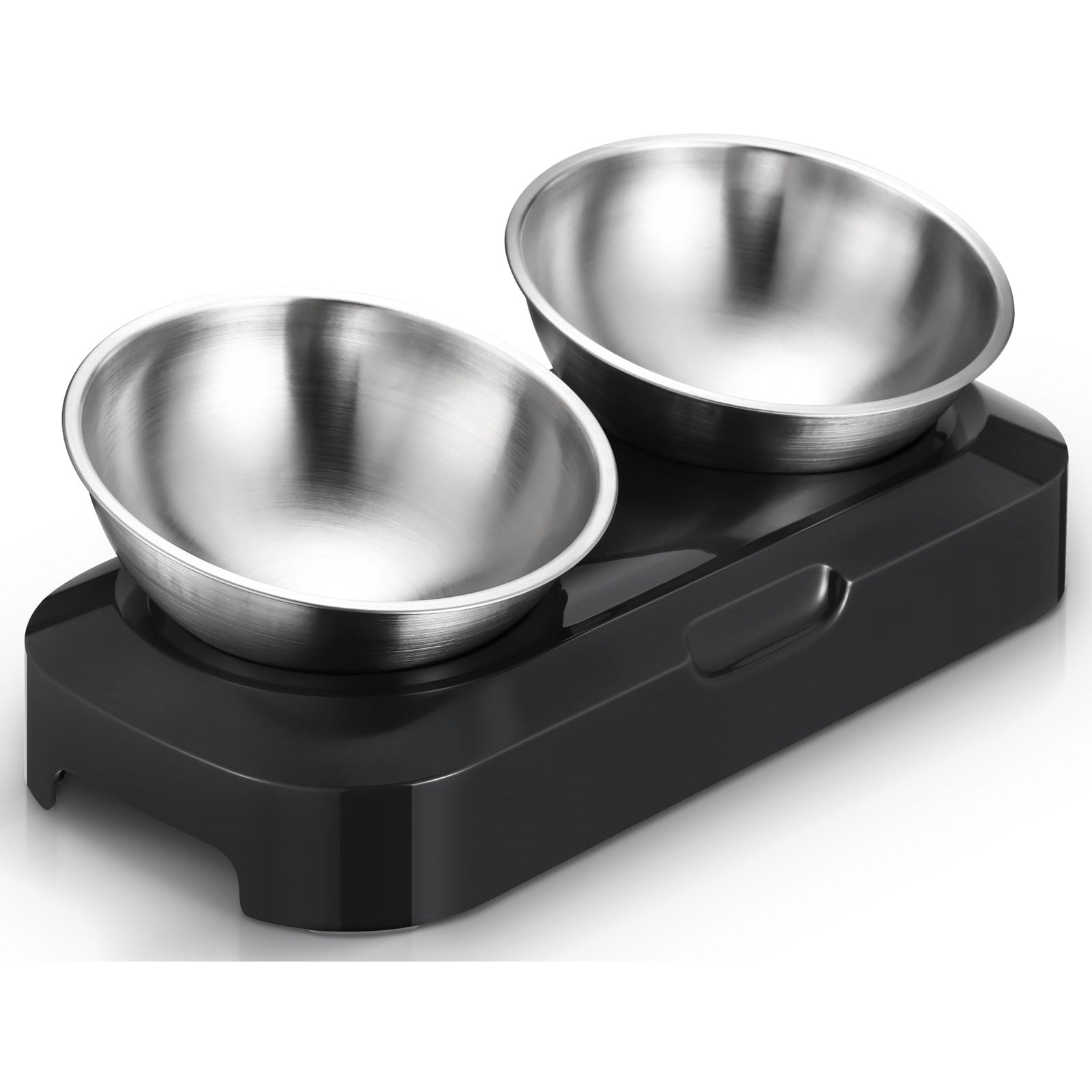 Stainless Steel Pet Bowl Water Bowls Portable Anti Slip Skid Feeder Dog Rabbit Cat