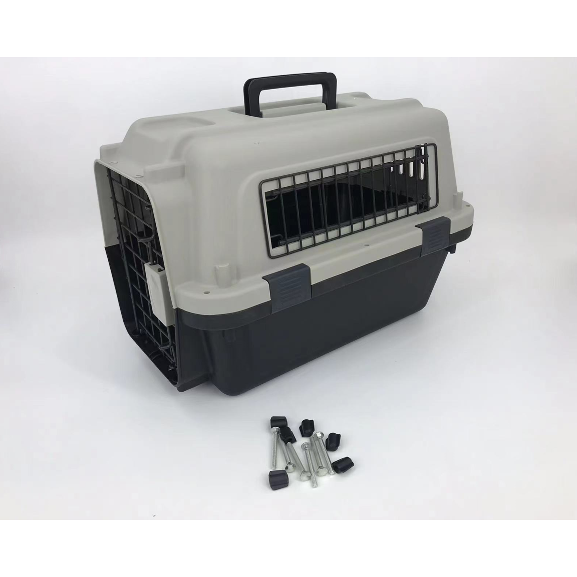 Medium Portable Pet Dog Cat Carrier Travel Bag Cage House Safety Lockable Kennel