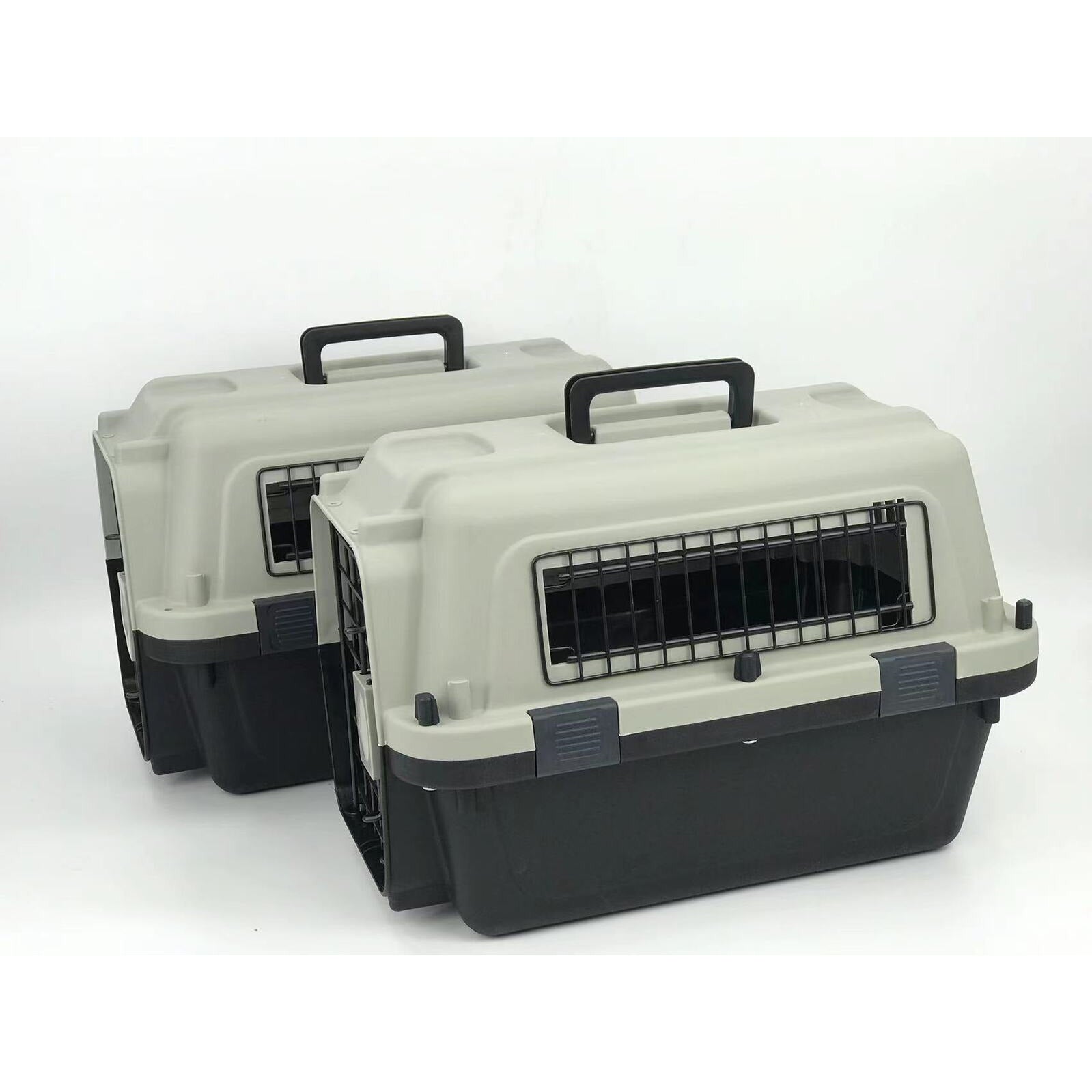 Medium Portable Pet Dog Cat Carrier Travel Bag Cage House Safety Lockable Kennel