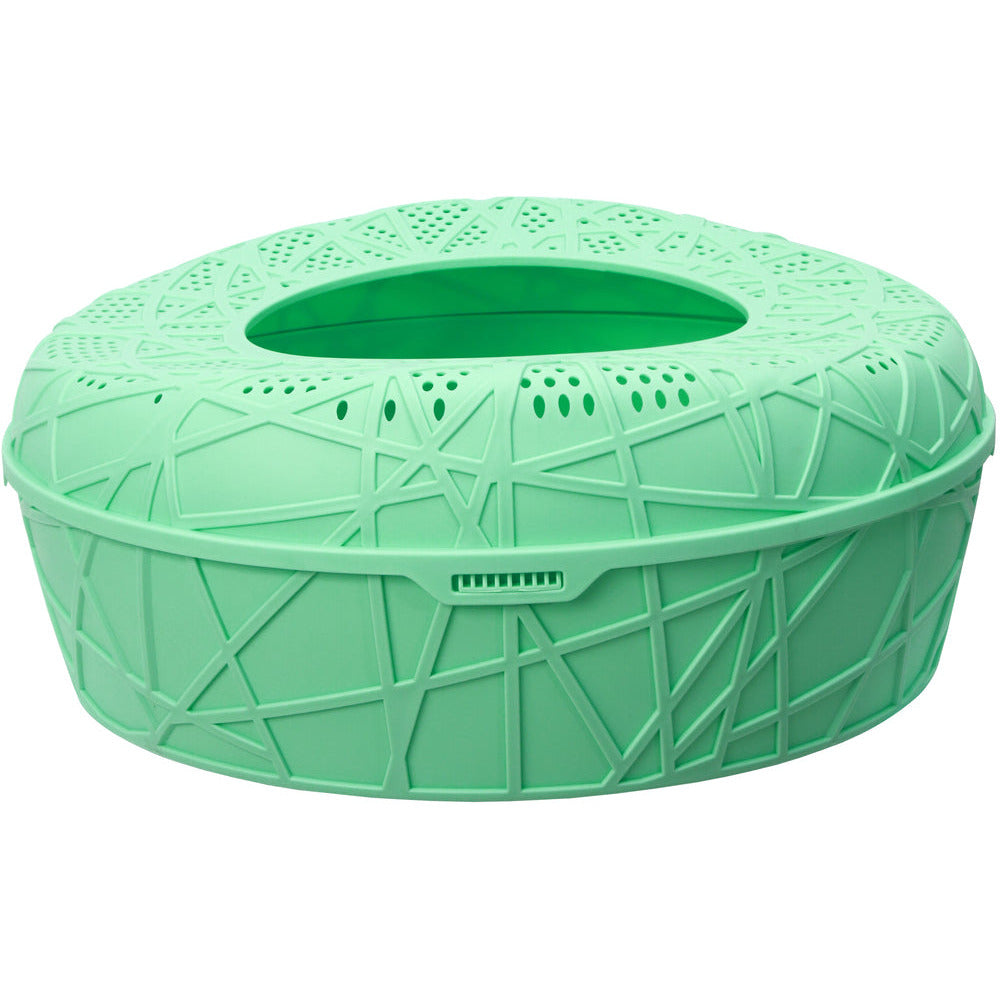 XL Portable Cat Toilet Litter Box Tray House with Scoop Green