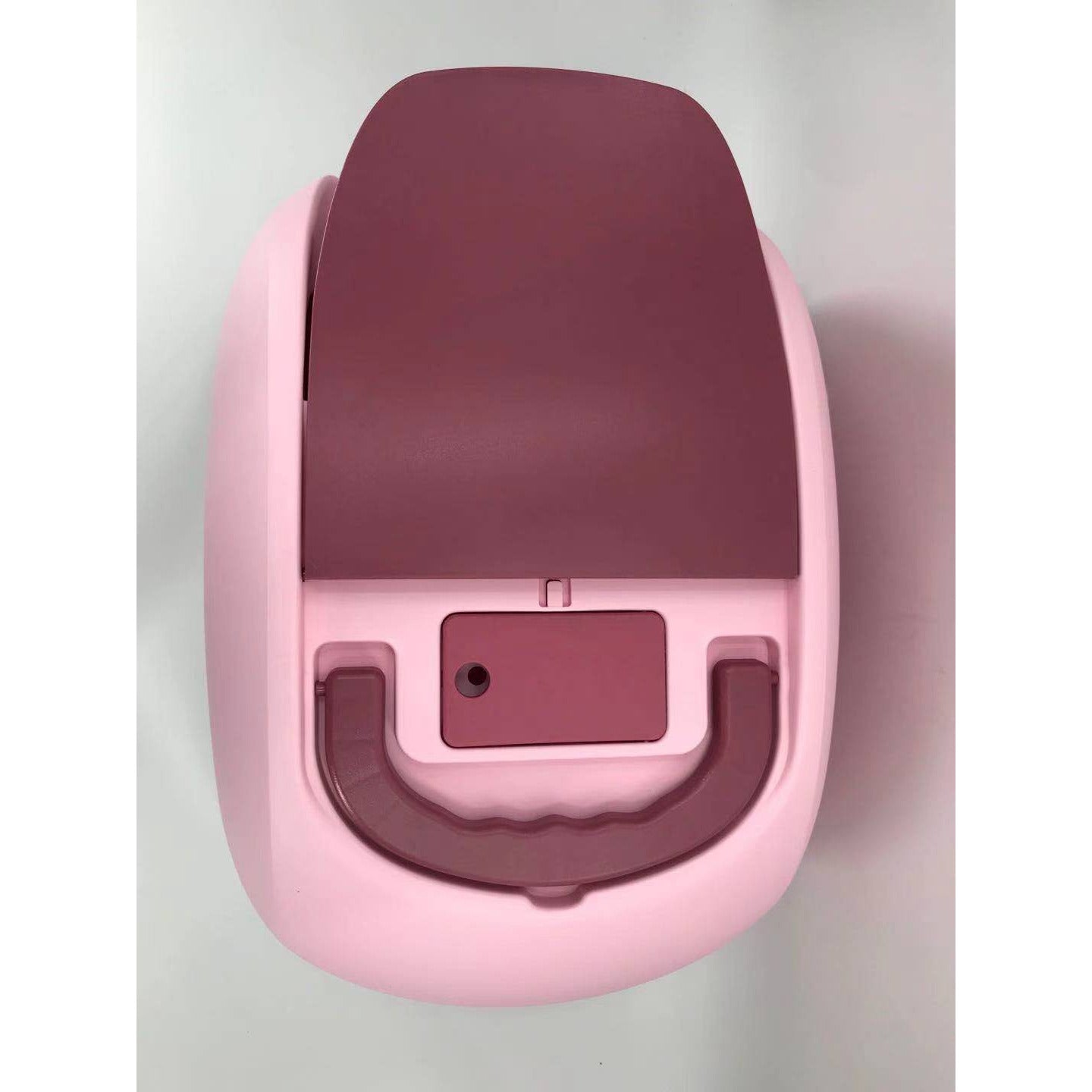 XL Portable Hooded Cat Toilet Litter Box Tray House with Charcoal Filter and Scoop Pink