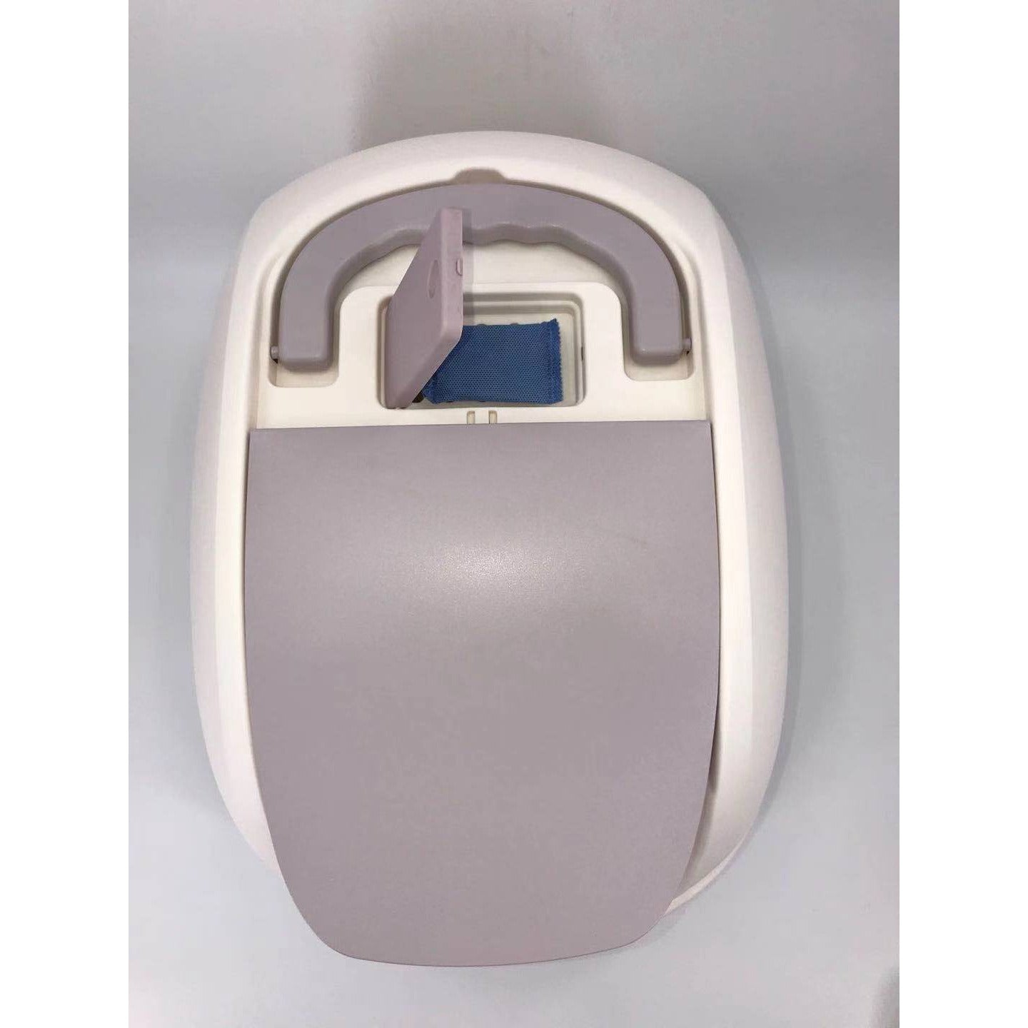 XL Portable Hooded Cat Toilet Litter Box Tray House w Charcoal Filter and Scoop White