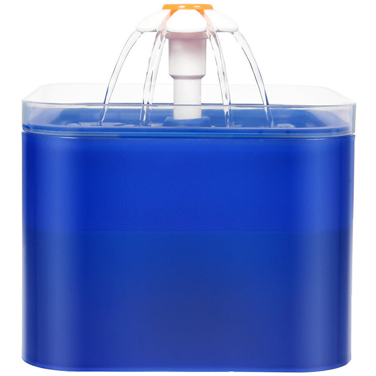 Automatic Electric Pet Water Fountain Dog Cat Water Feeder Bowl Dispenser W LED Blue