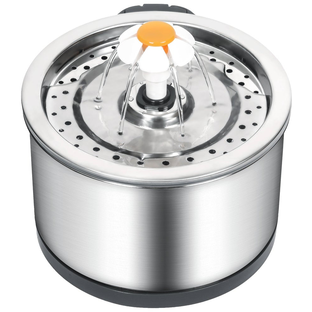 Automatic Electric Pet Water Fountain Dog Cat Stainless Steel Feeder Bowl Dispenser