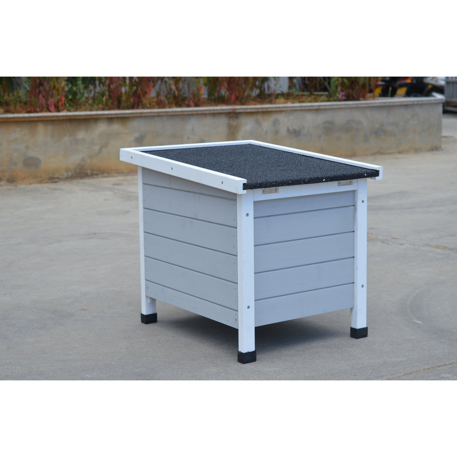 Grey Small Chicken Coop Rabbit Hutch Ferret Cage Guinea Pig Dog Cat Nesting Box