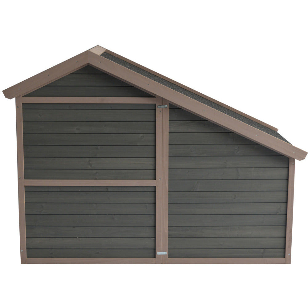 Grey Chicken Coop Rabbit Hutch Ferret Cage Hen Chook House