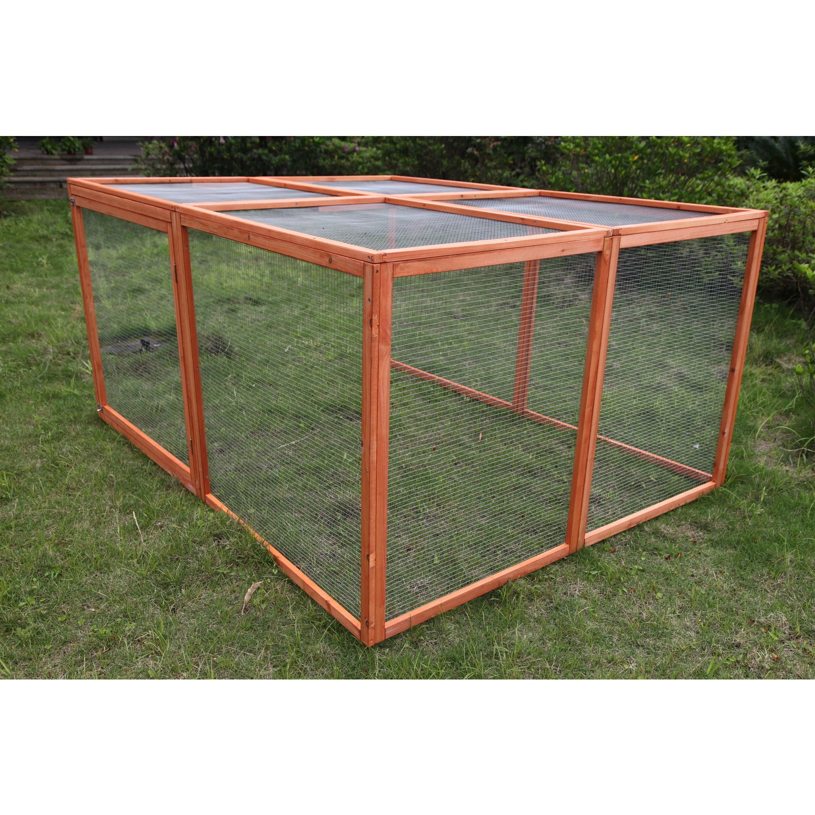 XXL Chicken Coop Run Guinea Pig Cat Cage Villa Extension Rabbit Hutch House Pen