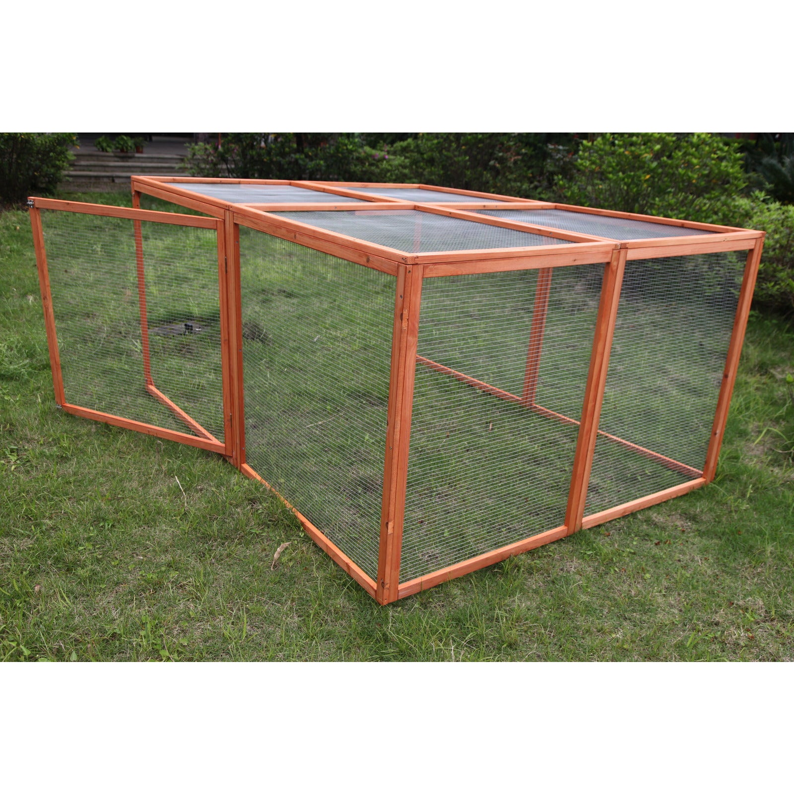 XXL Chicken Coop Run Guinea Pig Cat Cage Villa Extension Rabbit Hutch House Pen