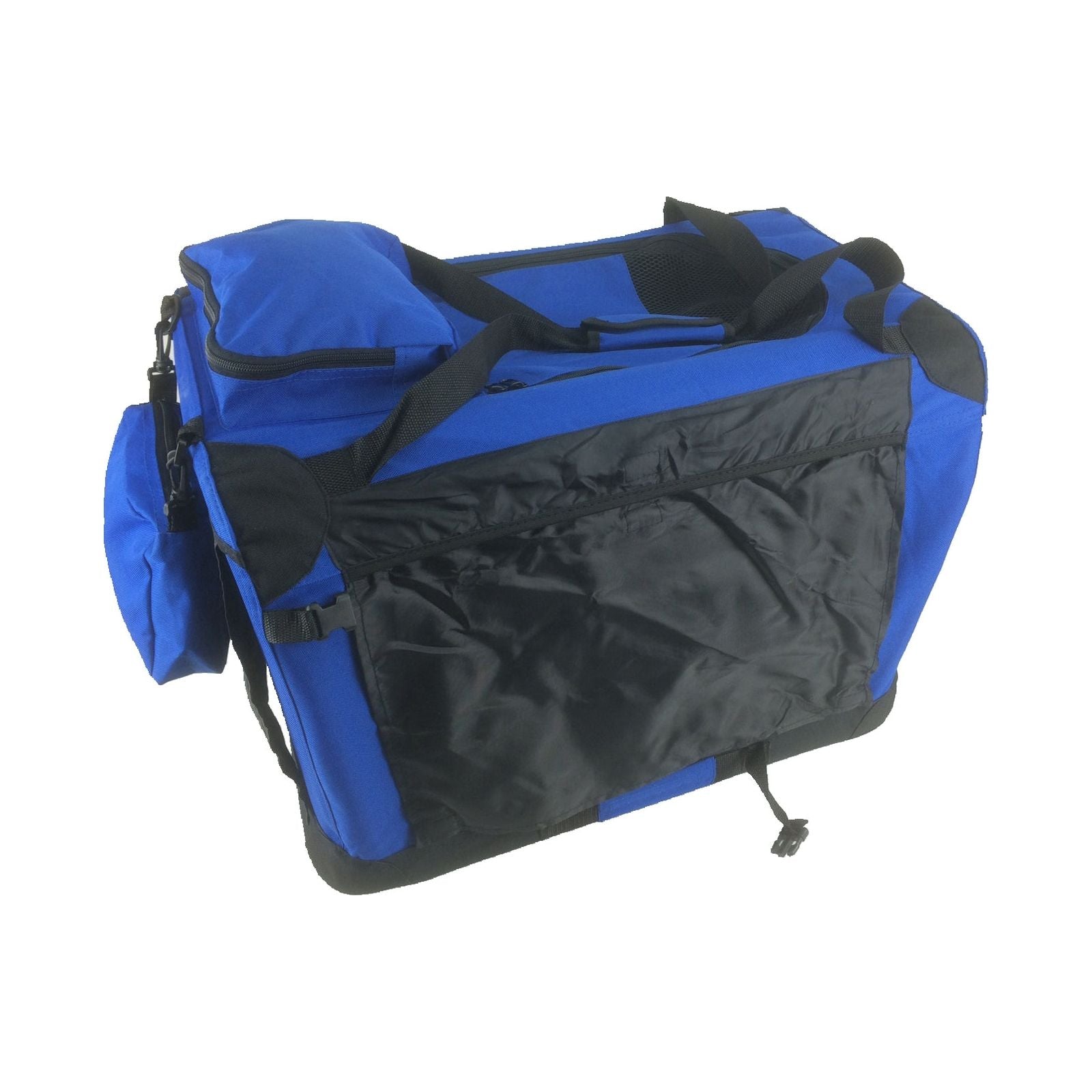 YES4PETS XL Foldable Pet Dog Puppy Cat Soft Crate With Curtain-Blue