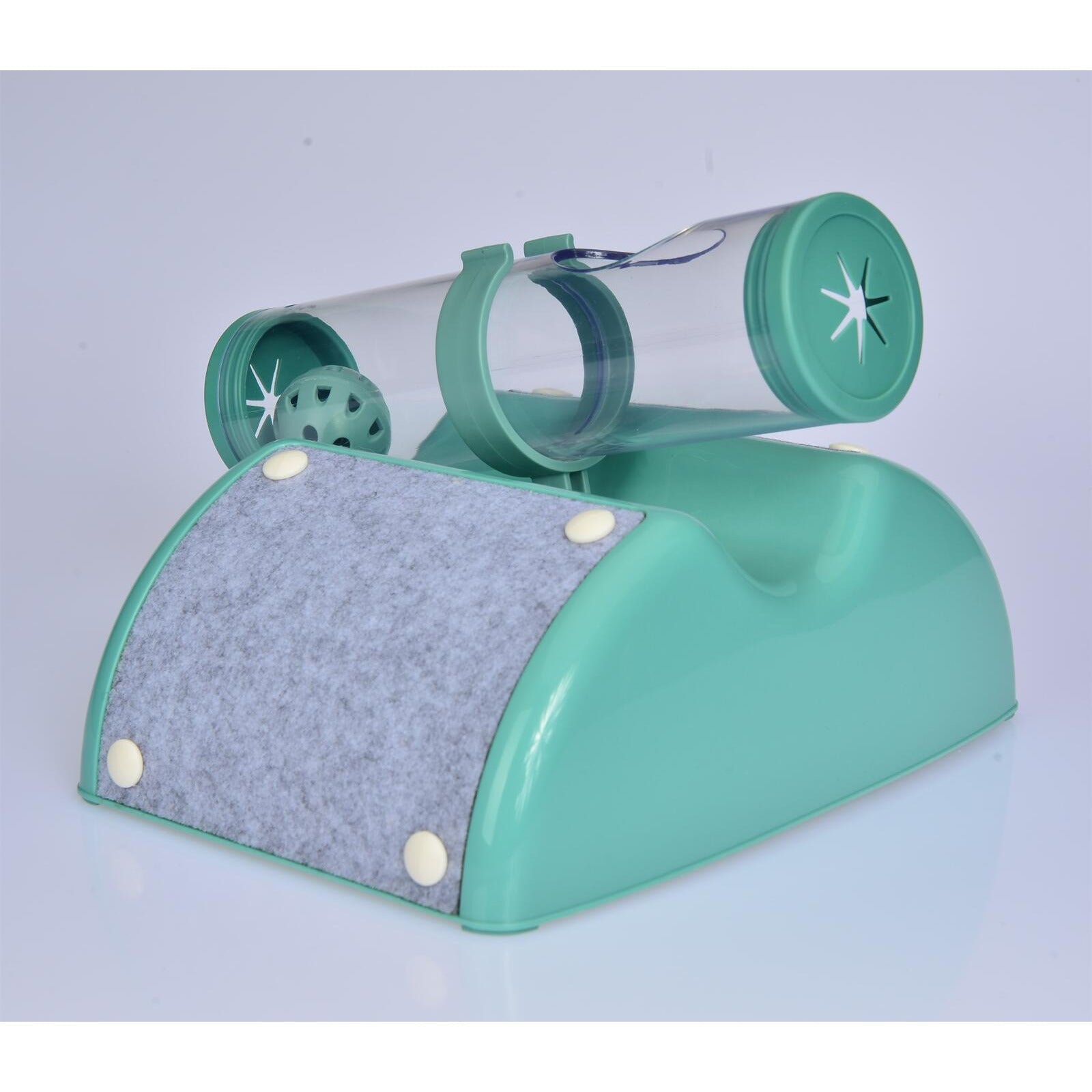 Cat Play Box Kit Pet Toy Kitten Toys Interactive Ball Peek Hunting Toy-Green