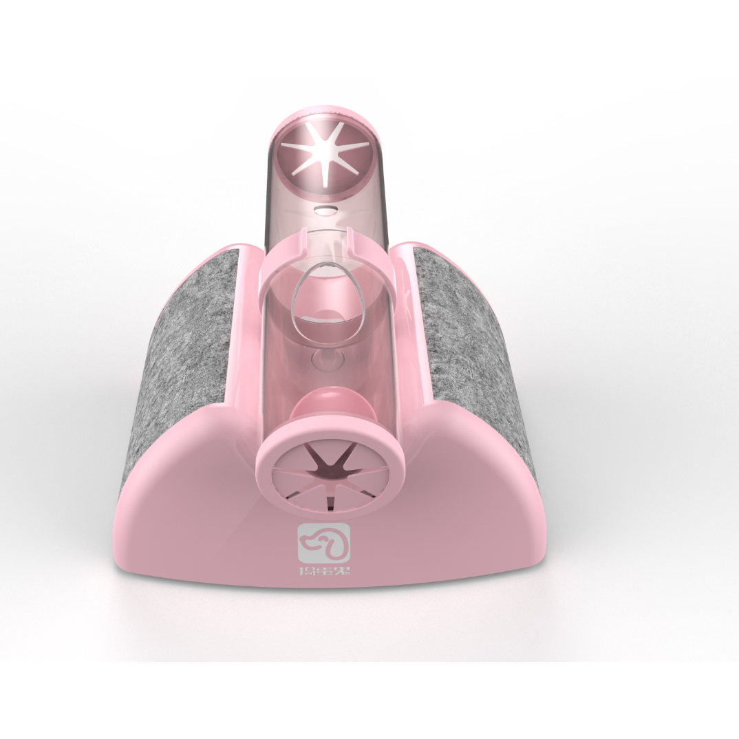 Cat Play Box Kit Pet Toy Kitten Toys Interactive Ball Peek Hunting Toy-Pink