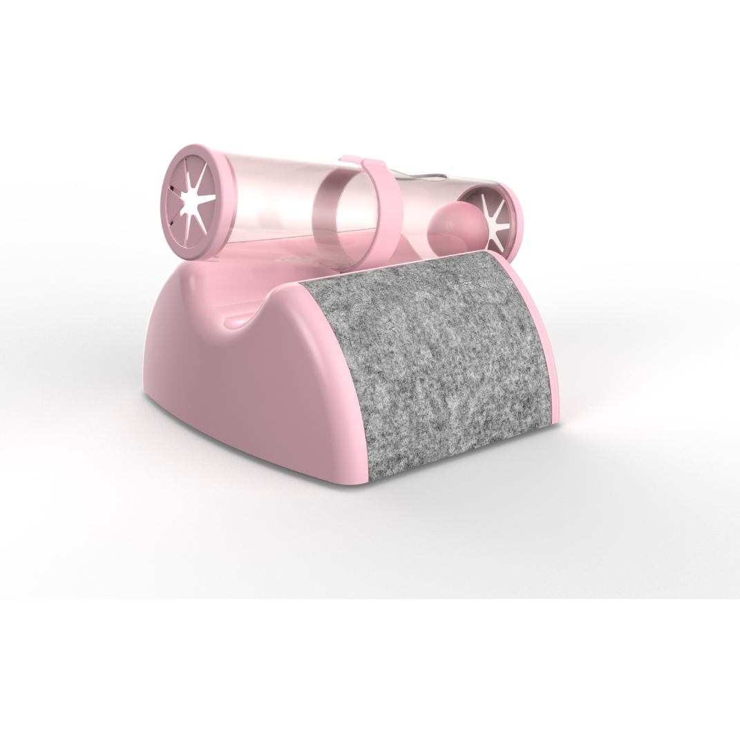 Cat Play Box Kit Pet Toy Kitten Toys Interactive Ball Peek Hunting Toy-Pink