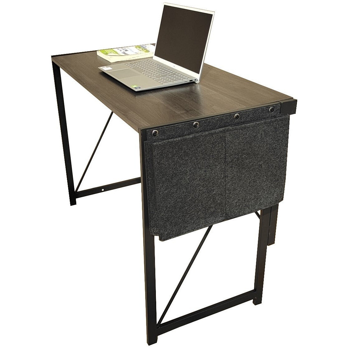 Computer Desk, Sturdy Home Office Desk for Laptop, Modern Simple Style Writing Table, with Storage Bag