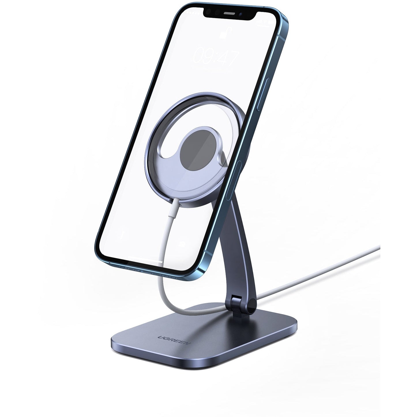 UGREEN 40290 Desk Adjustable and Foldable Aluminum Magsafe Charging Stand