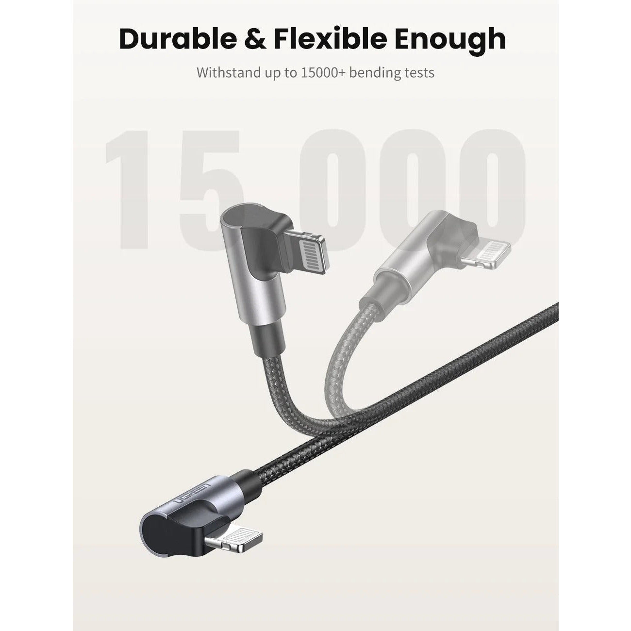 UGREEN 60763 90 Degree USB-C to iPhone 8-pin Cable 1M