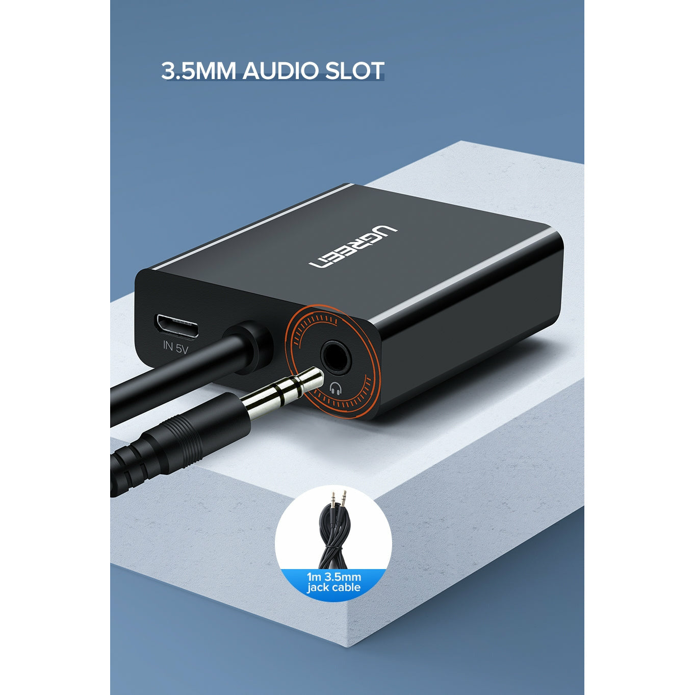 UGREEN VGA to HDMI Converter BLACK 60814