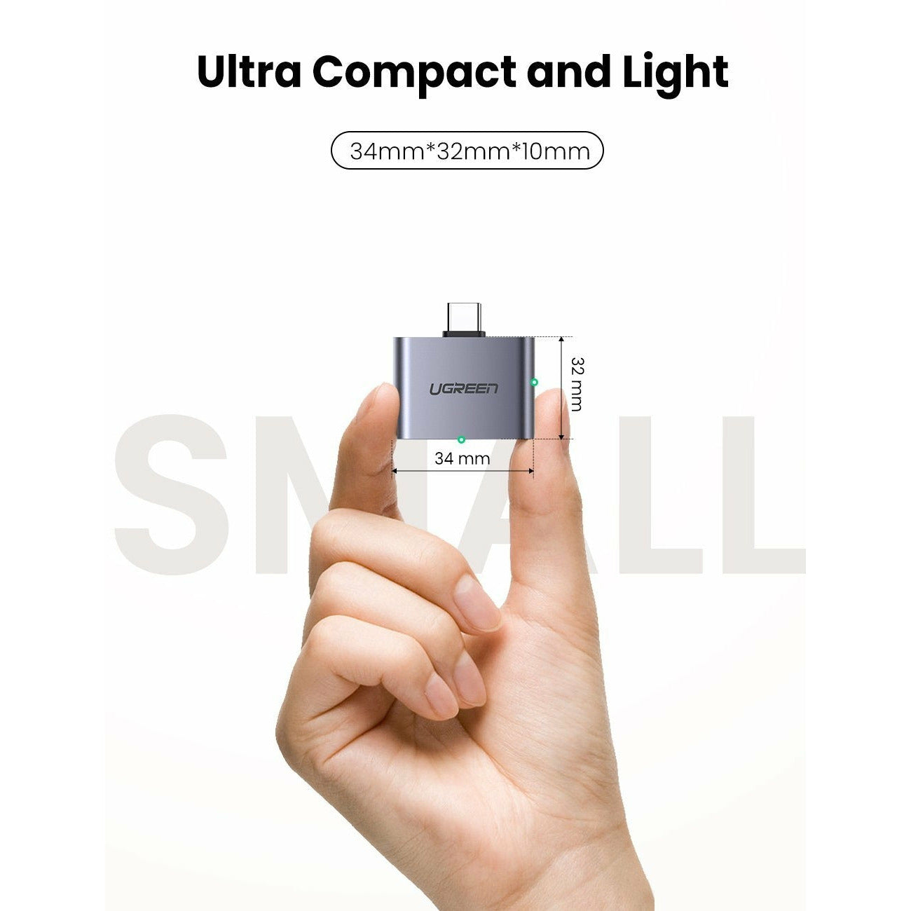 UGREEN 70312 2-in-1 USB C to C and 3.5mm Adapter