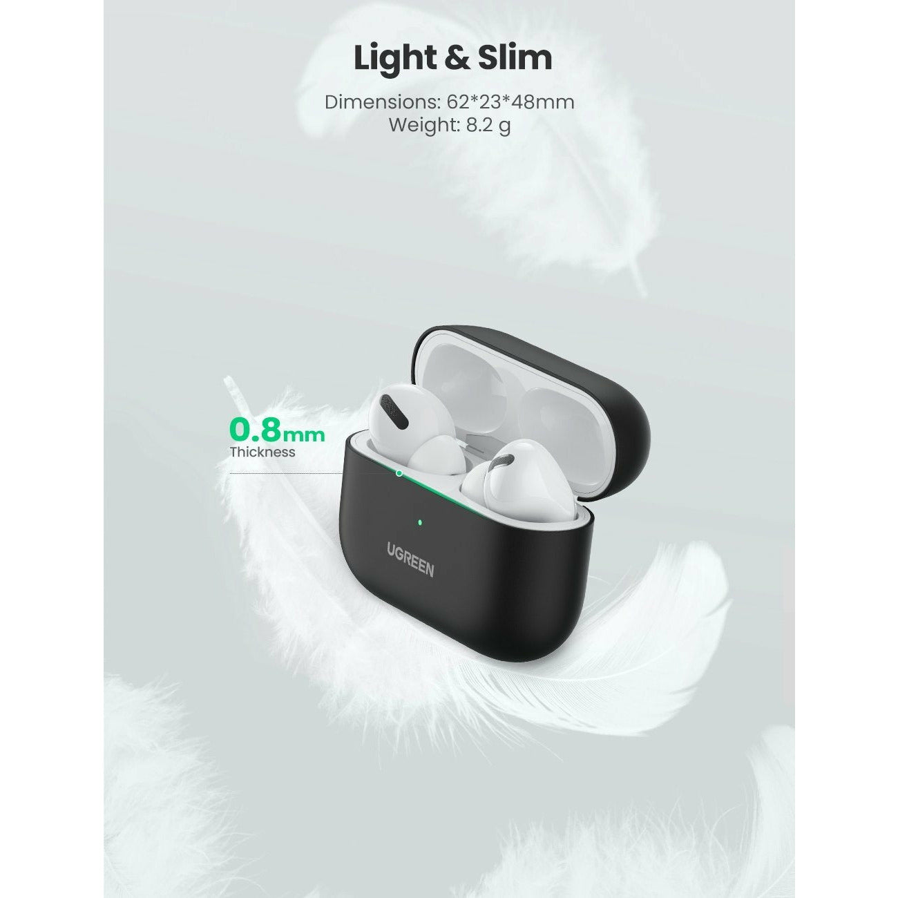 UGREEN Liquid Silicone Case for Airpods Pro (80513)