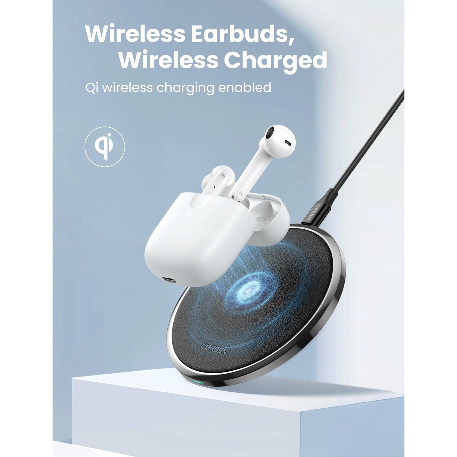 UGREEN 80652 T2 Wireless Earbuds White