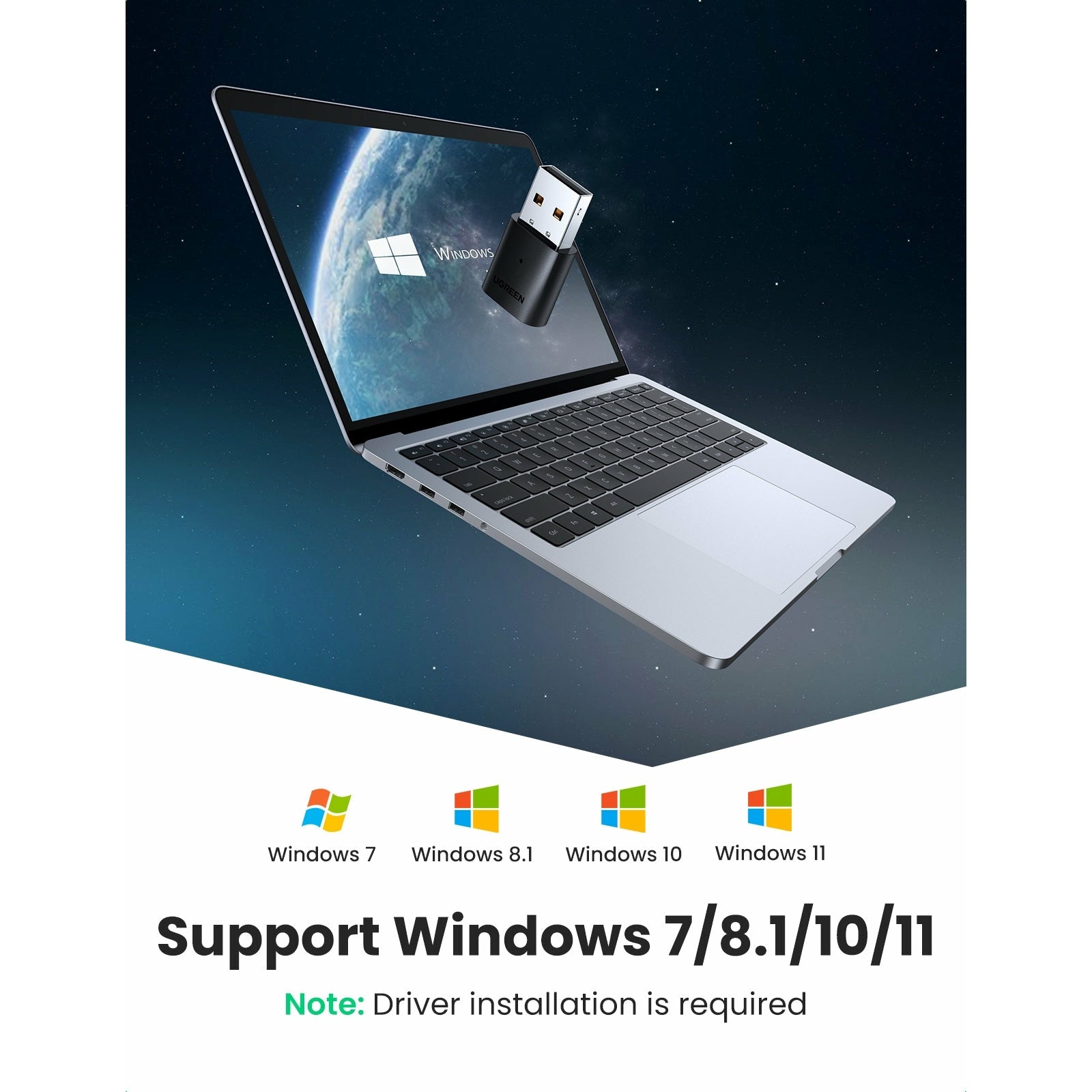 UGREEN 80889 USB Bluetooth 5.0 Adapter