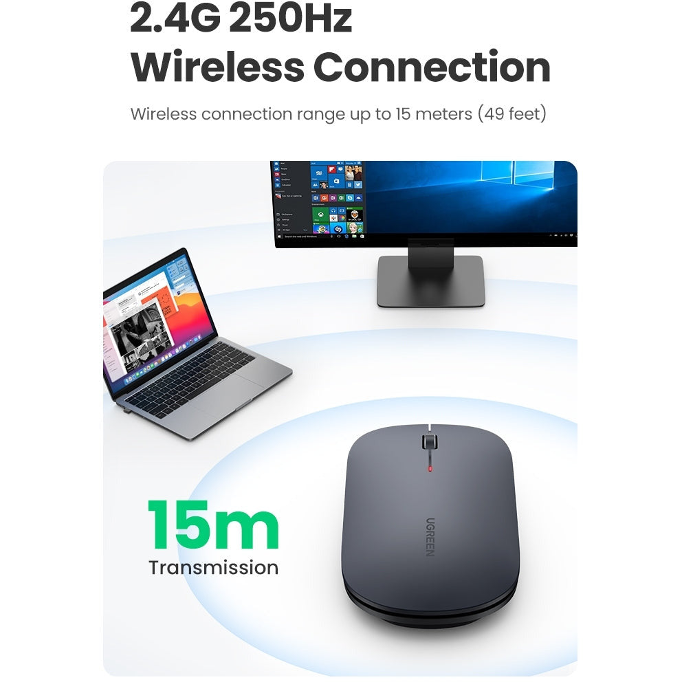UGREEN 90373 Slim 2.4G Wireless Mouse