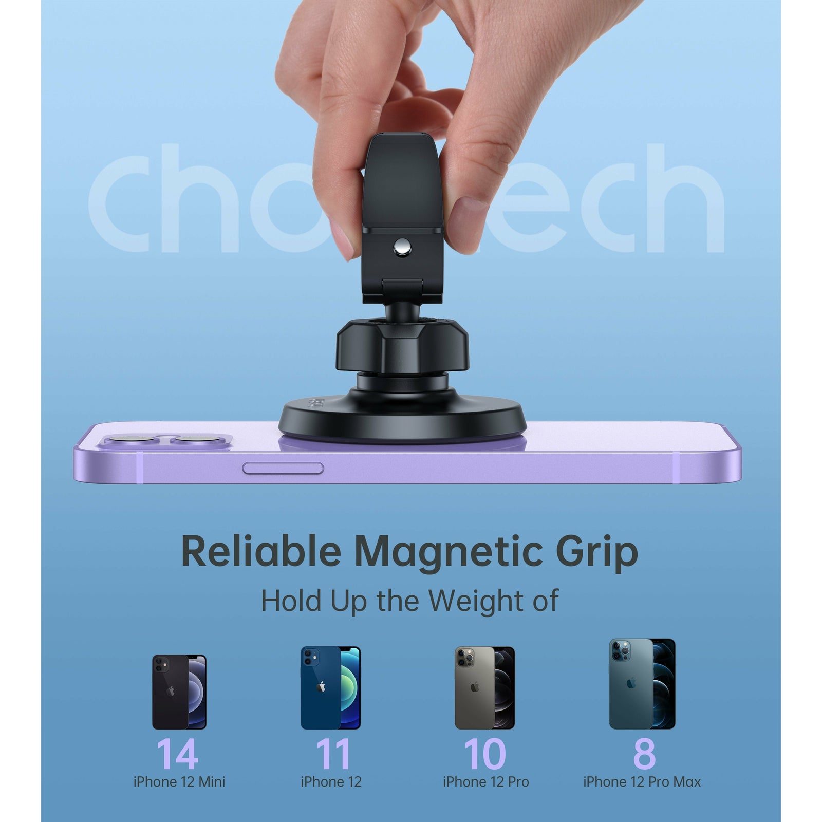 CHOETECH AT0004 Magsafe iPhone 12 Magnetic Car Mount Car Air Vent Phone Holder