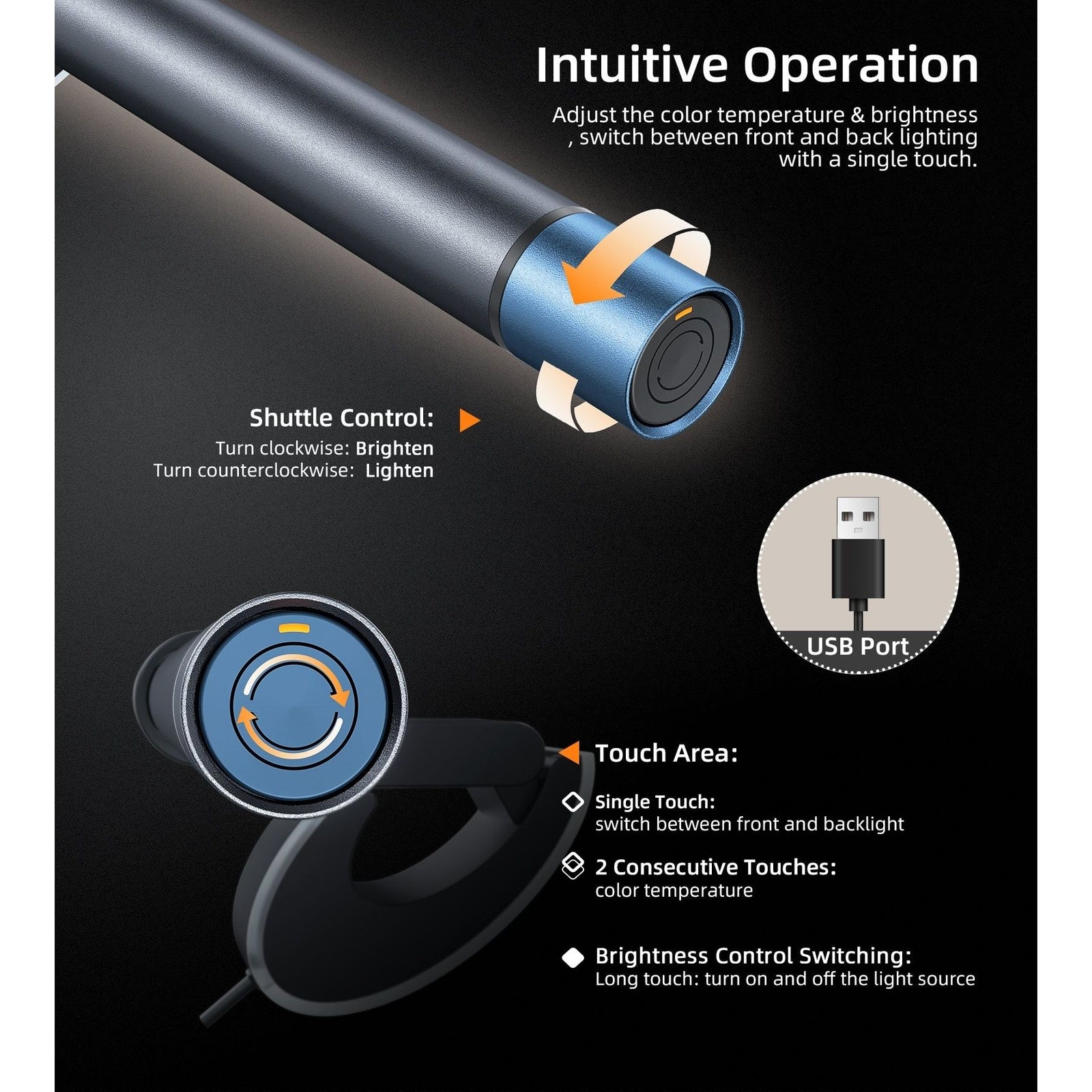 CHOETECH E1132 Elesense Computer Back Light Bar