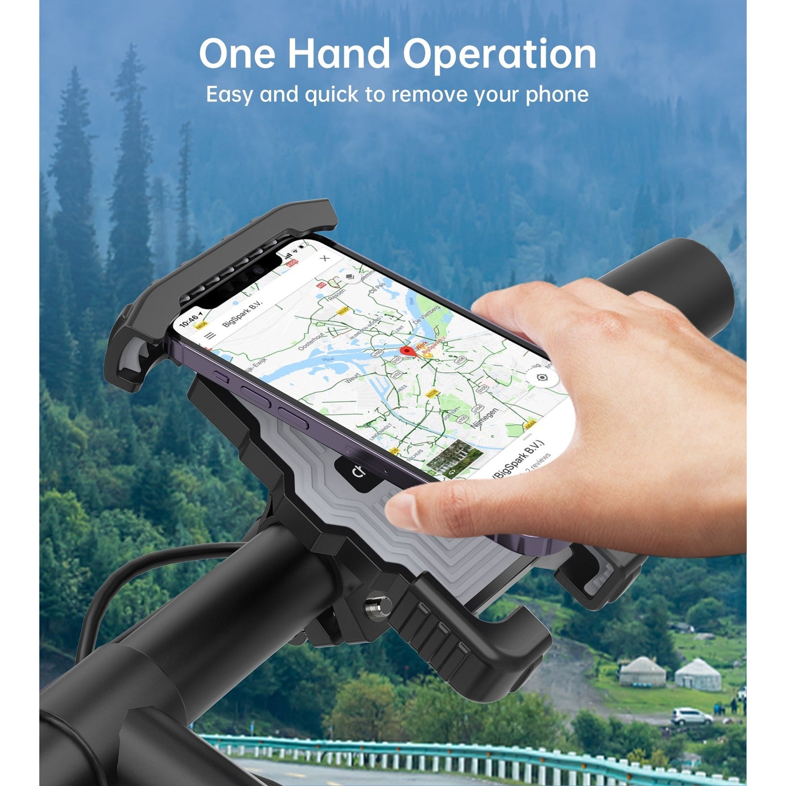 CHOETECH H067-GY Adjustable Mobile Stand for Bicycle (Gray)