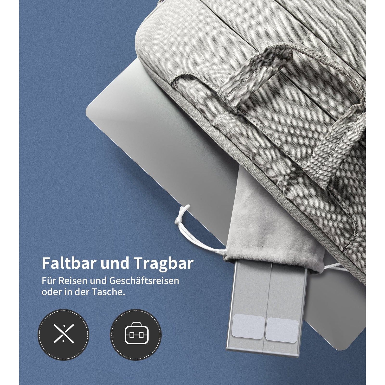 CHOETECH HUB-M48 7-in-1 Hub + Foldable Laptop stand USB-C to HDMI 4K/USB-A/TF&SD/USB-C with PD Charging