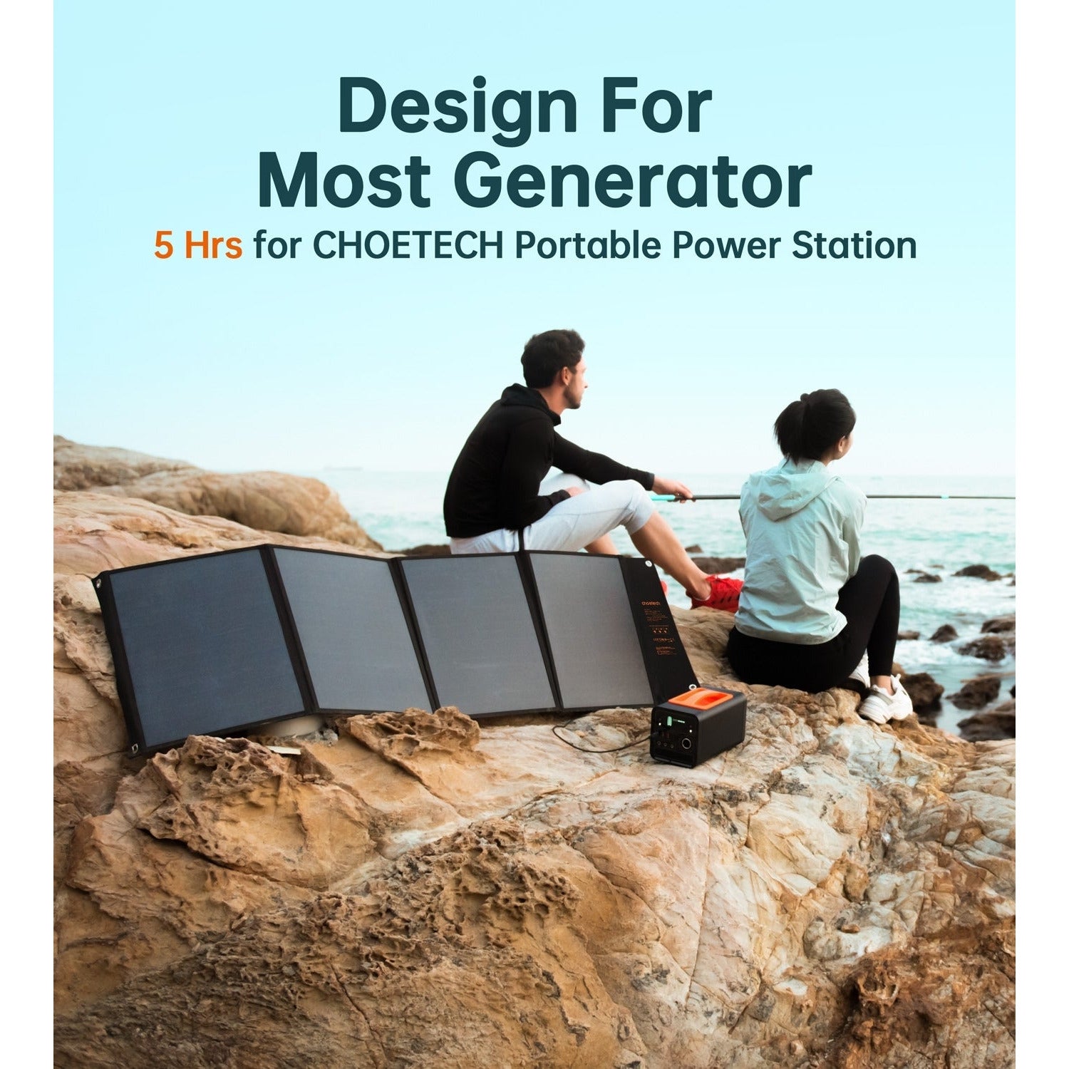 CHOETECH SC008 120W Foldable Solar Charger