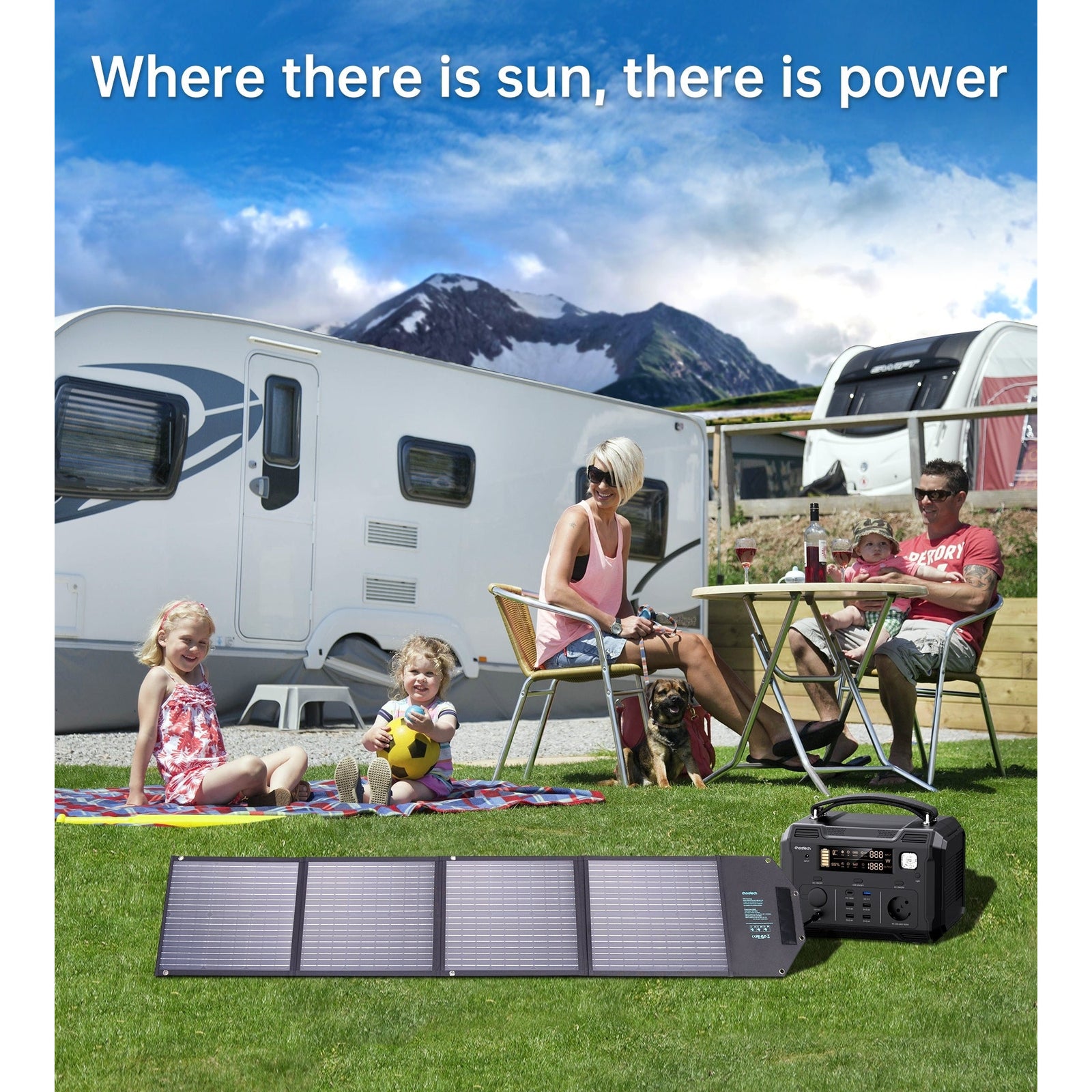 CHOETECH SC009 100W Foldable Solar Charger