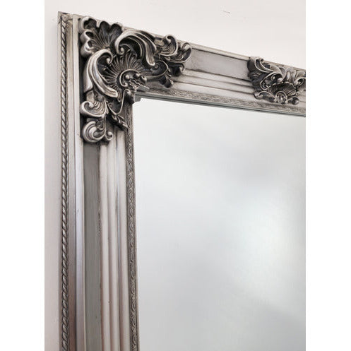 Deluxe French Provincial Ornate Mirror - Silver - X large 210cm x 110cm
