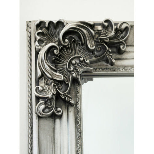 Deluxe French Provincial Ornate Mirror - Silver - X large 210cm x 110cm