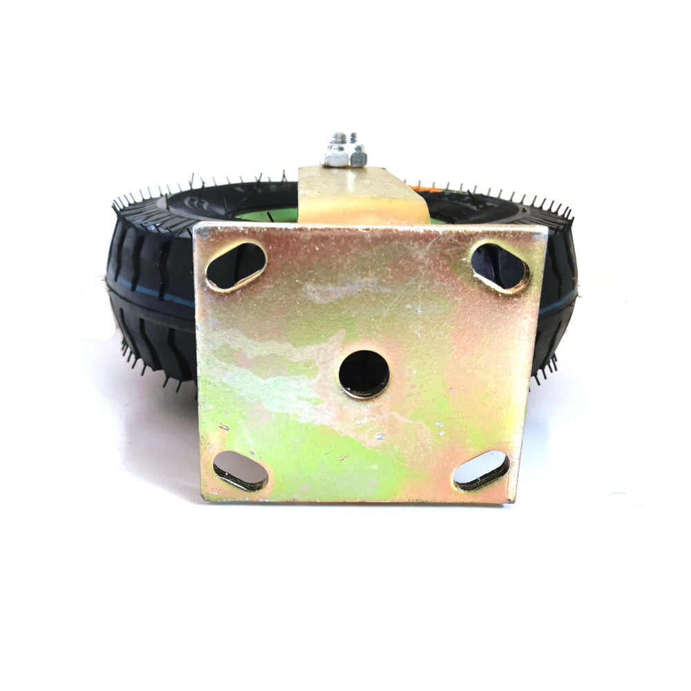 10Inch Fixed Castor Caster Pneumatic Tyres Tyre Wheel Trolley Cart Wheelbarrow