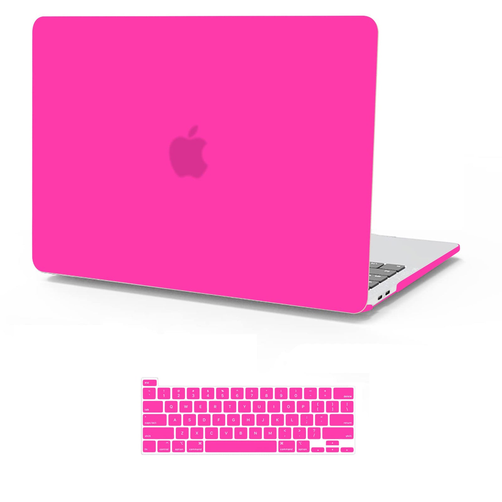 Suitable for Hot Pink MacBook Pro 13 Inch Case 2016-2023 M1 M2 A2338 A2289 A2251 A2159 Hard Shell Case Keyboard Cover