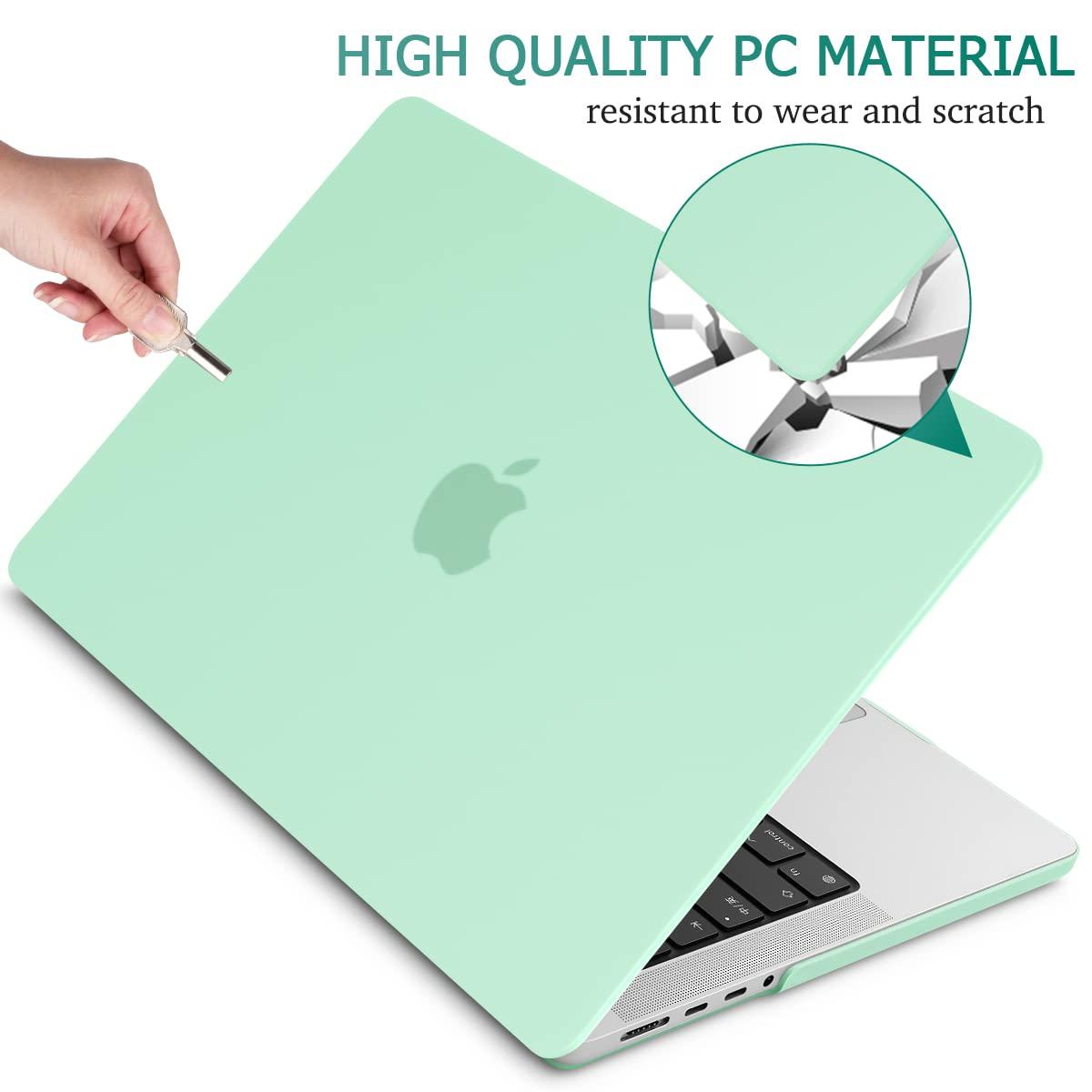Suitable for MacBook Pro 14 Max Inch Case 2023 2022 2021 M2 A2779 M1 A2442 Hardshell Case Keyboard Cover Green