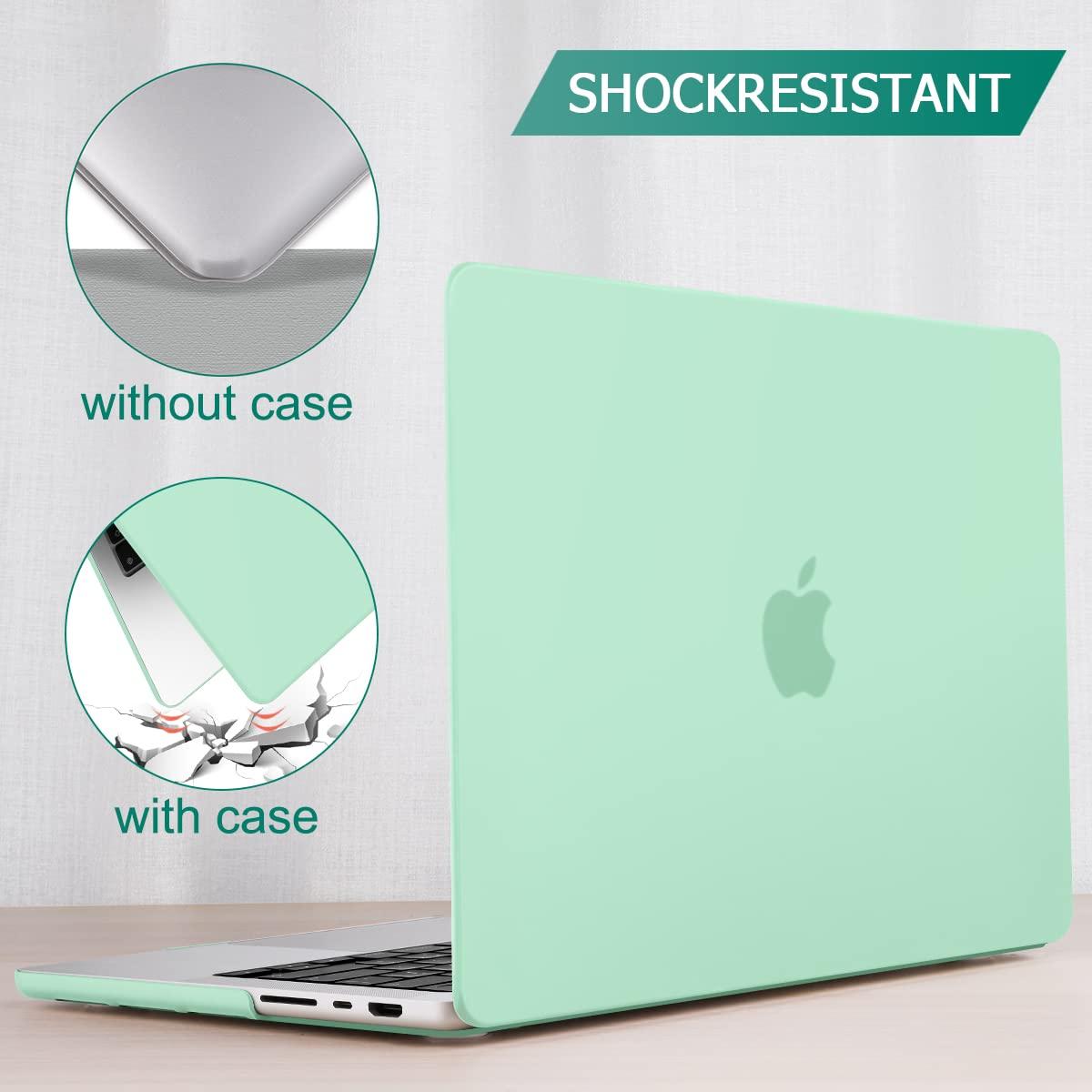 Suitable for MacBook Pro 14 Max Inch Case 2023 2022 2021 M2 A2779 M1 A2442 Hardshell Case Keyboard Cover Green