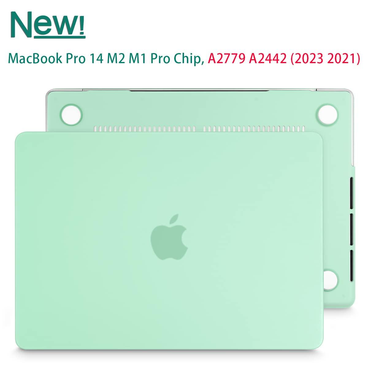 Suitable for MacBook Pro 14 Max Inch Case 2023 2022 2021 M2 A2779 M1 A2442 Hardshell Case Keyboard Cover Green