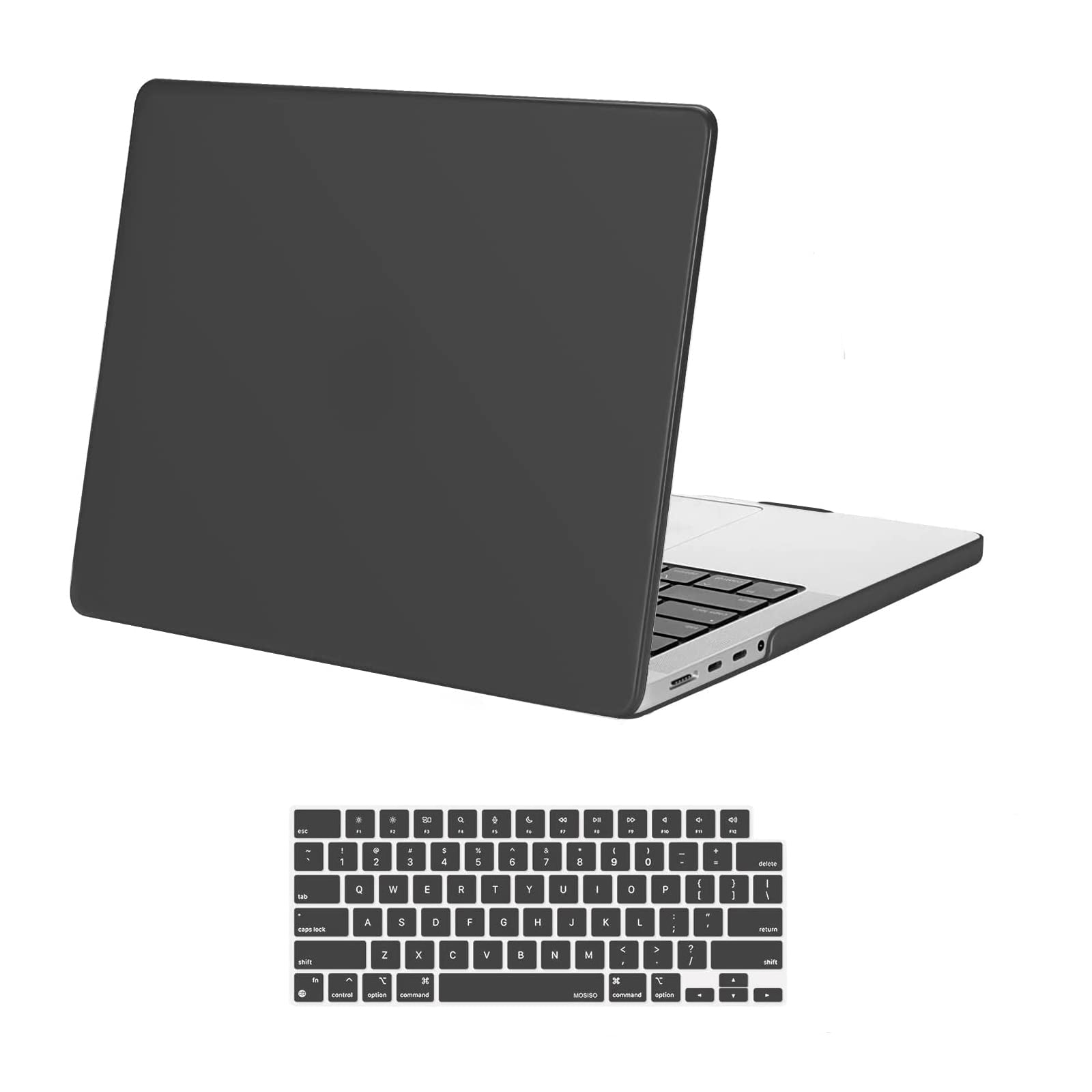 Suitable for MacBook Pro 14 Max Inch Case 2023 2022 2021 M2 A2779 M1 A2442 Hardshell Case Keyboard Cover Grey