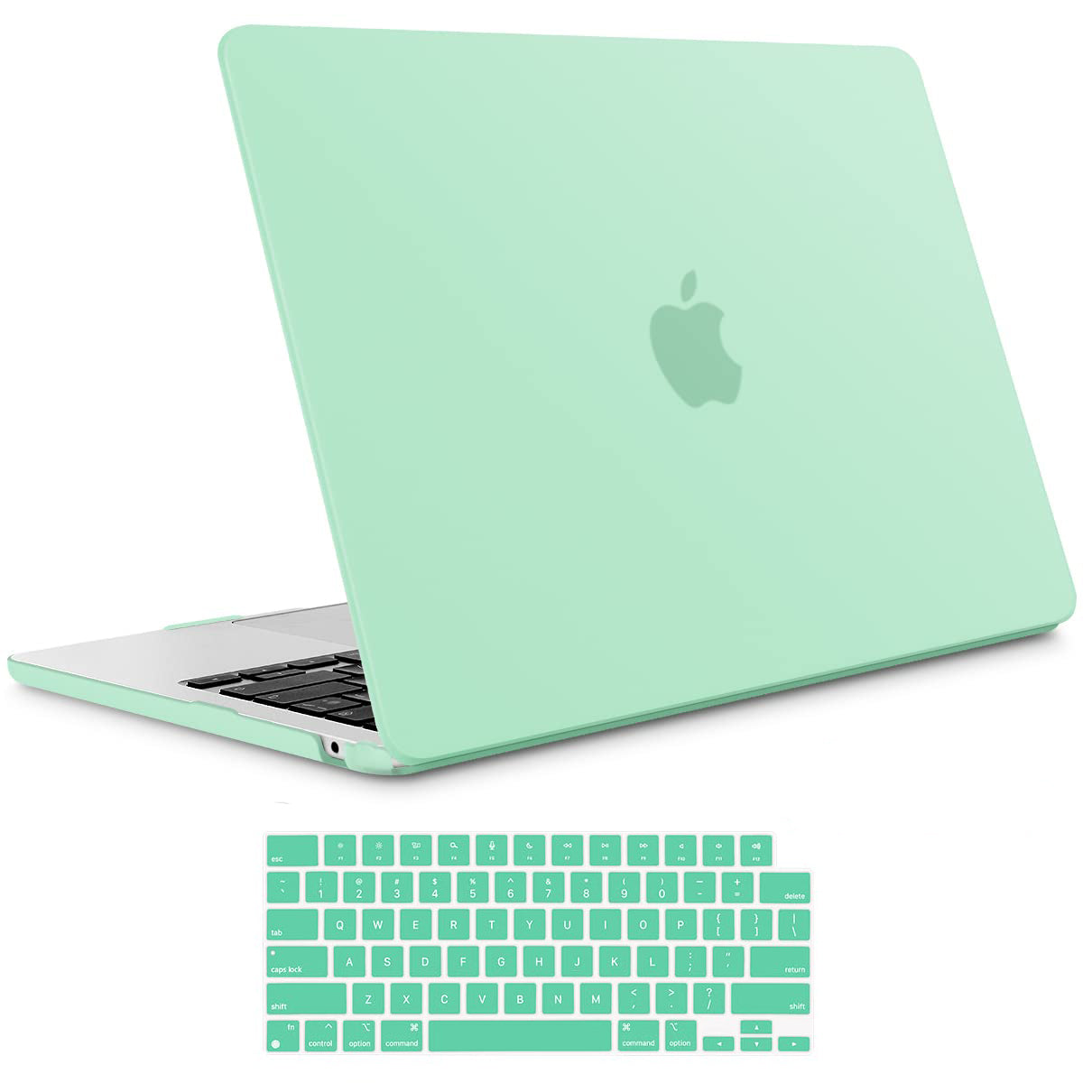 Suitable for 2023 2022 MacBook Air 13 inch case M2 Model A2681 Hard Shell Case Keyboard Cover Green