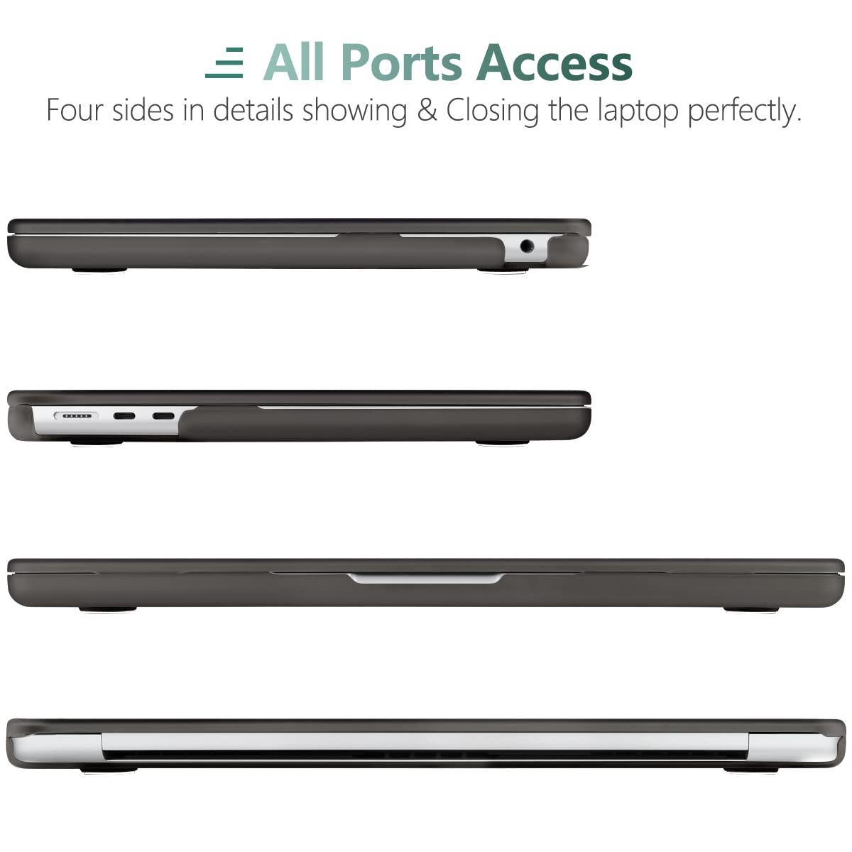 Suitable for 2023 2022 MacBook Air 13 inch case M2 Model A2681 Hard Shell Case Keyboard Cover Grey