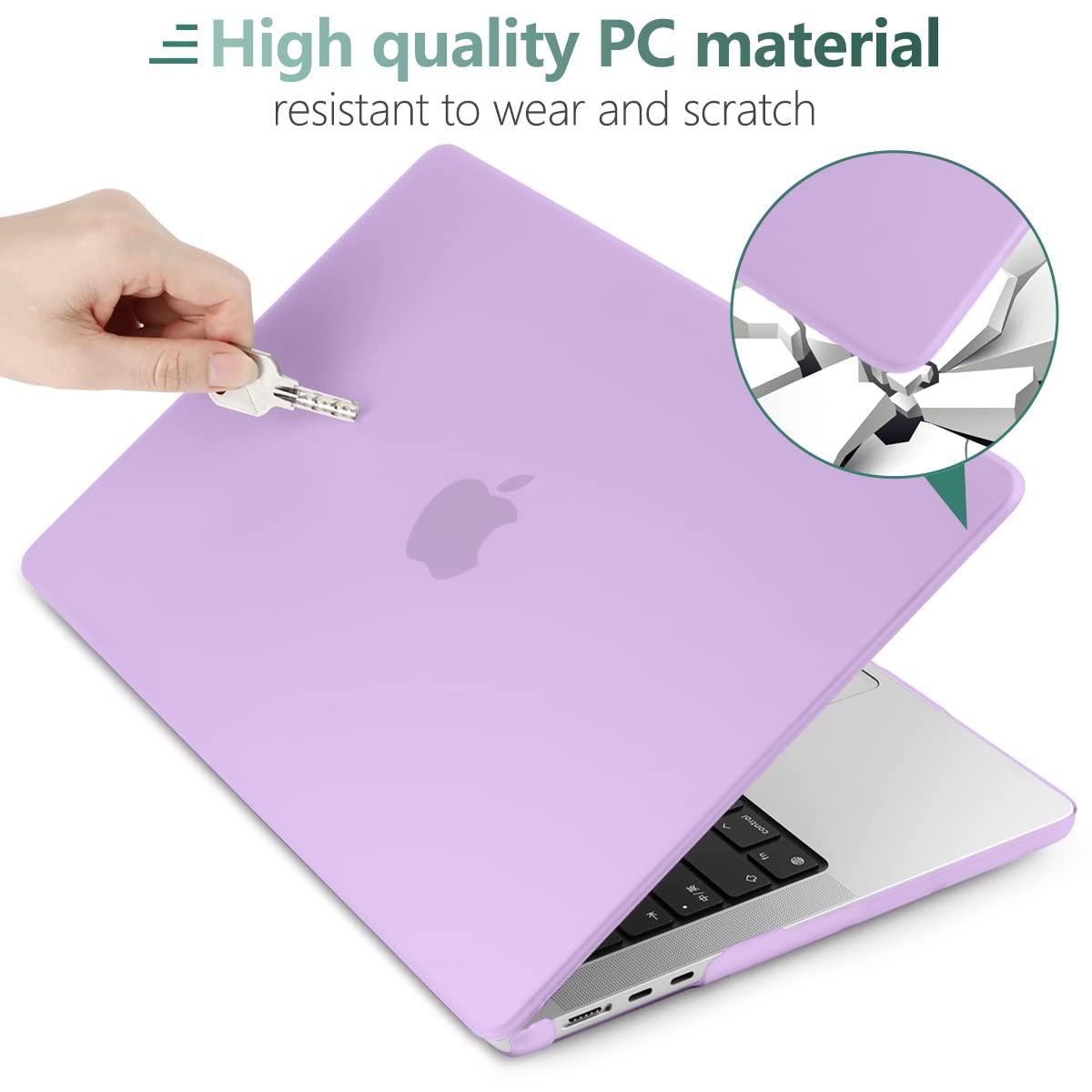 Suitable for 2023 2022 MacBook Air 13 inch case M2 Model A2681 Hard Shell Case Keyboard Cover Purple