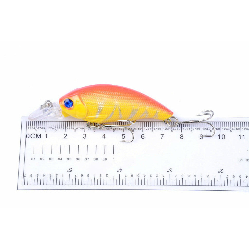 4x 7.5cm Popper Crank Bait Fishing Lure Lures Surface Tackle Saltwater