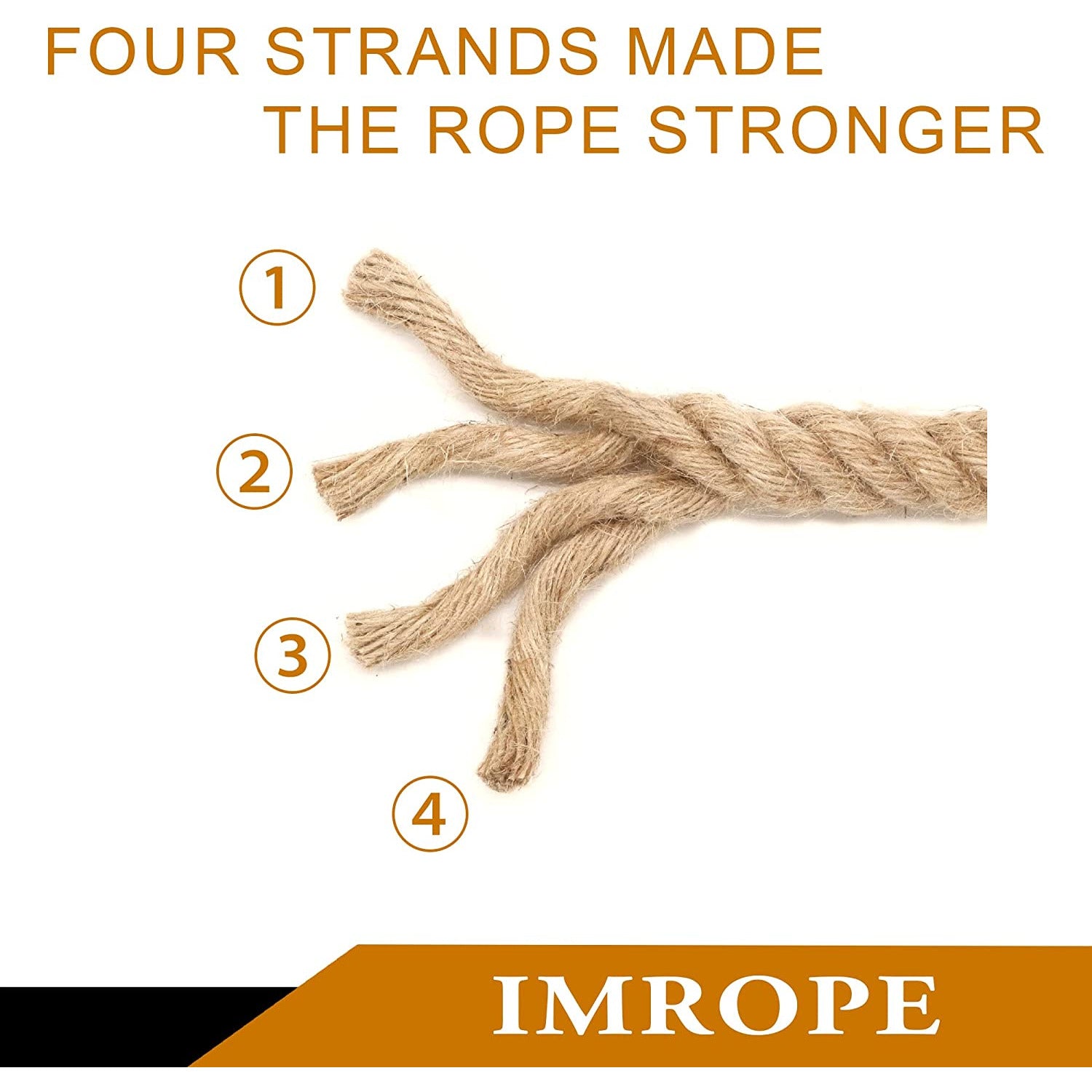5m Sisal 20mm Rope Natural Twine Cord Thick Jute Hemp Manila Crafting Home Decor