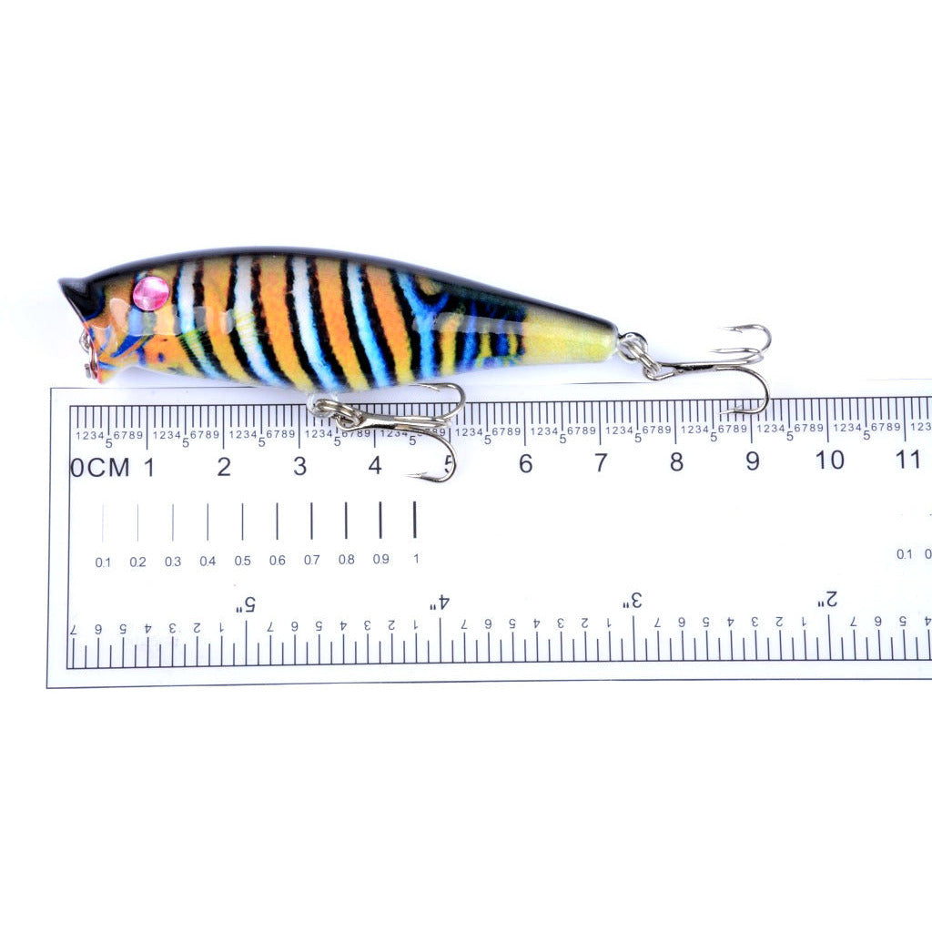 5X 7.5cm Popper Poppers Fishing Lure Lures Surface Tackle Fresh Saltwater